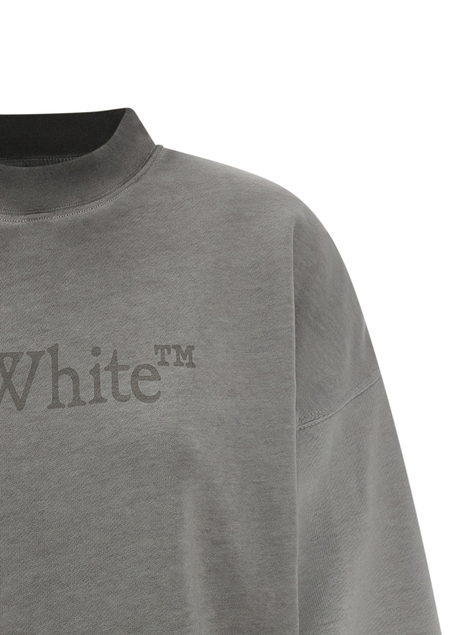 Sweat-shirt Off-White en coton gris