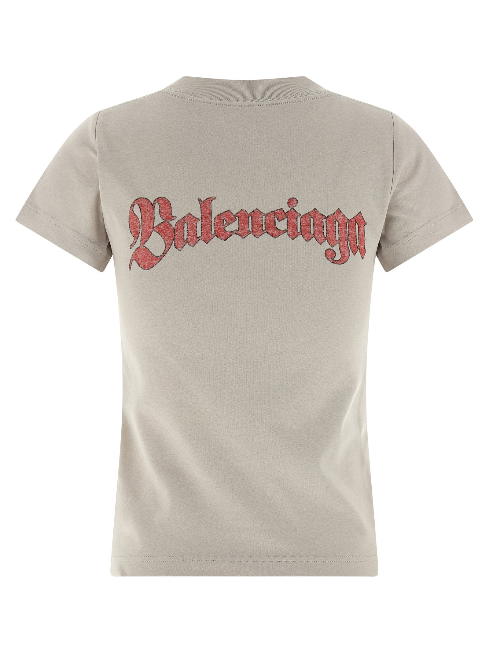 T-shirt Balenciaga en coton gris