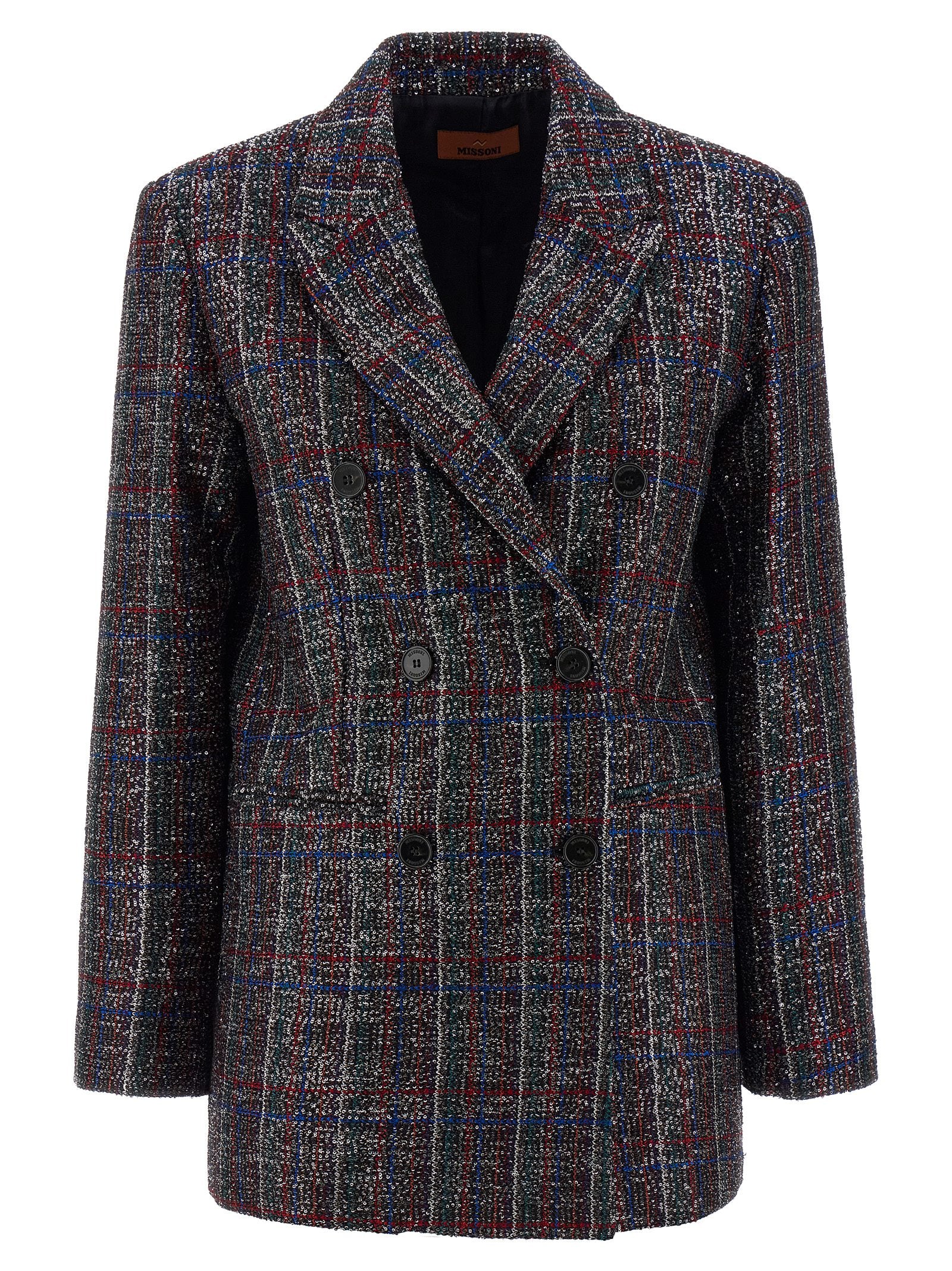 Multicolor Viscose Blazer