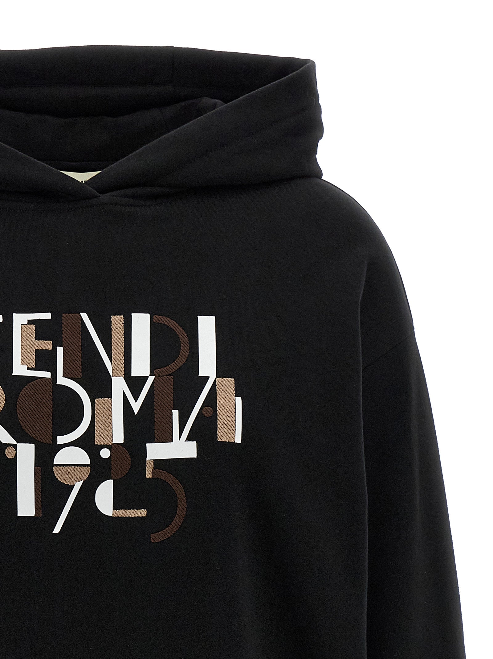 Sweat-shirt Fendi en coton noir