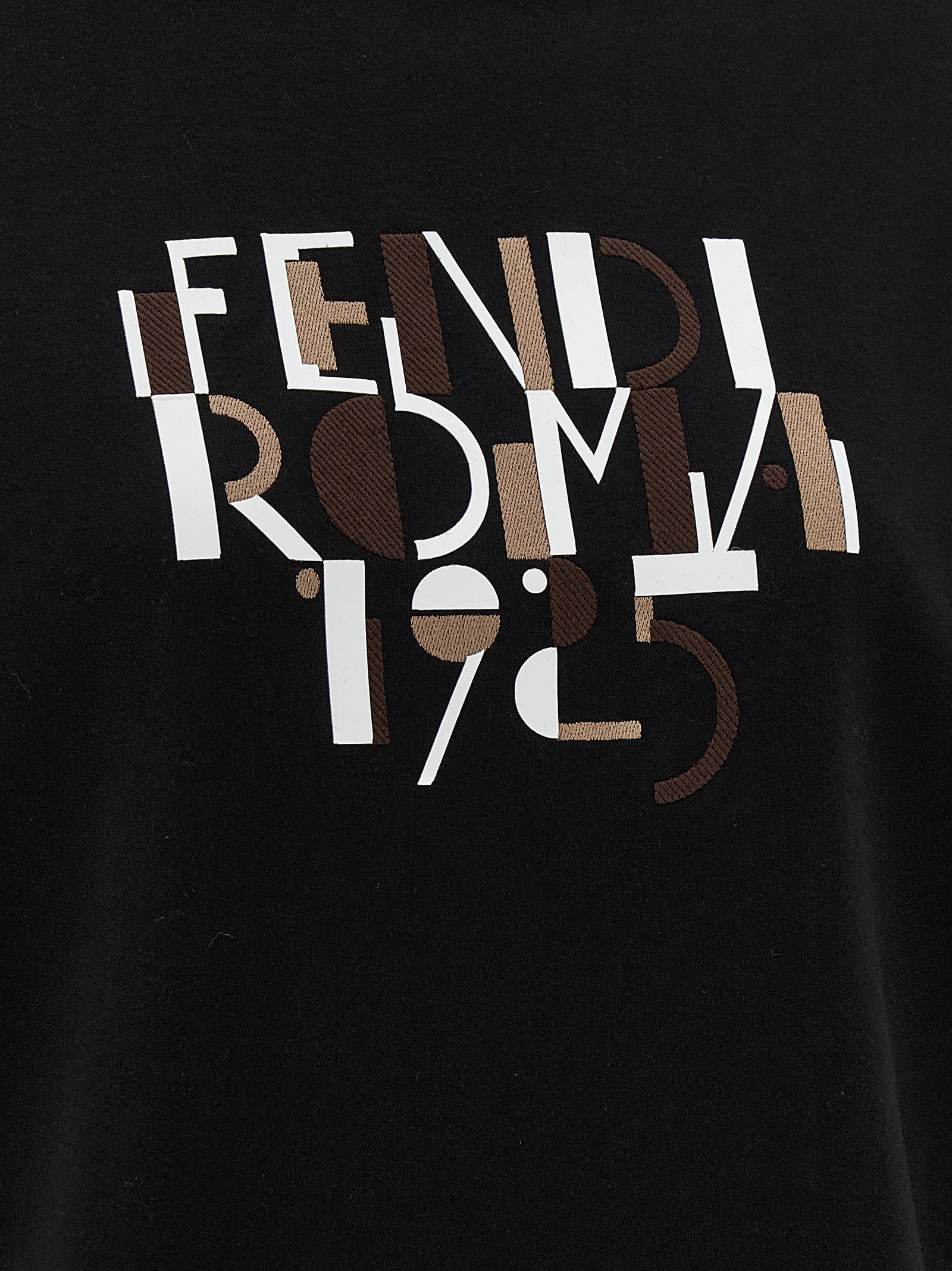 Sweat-shirt Fendi en coton noir