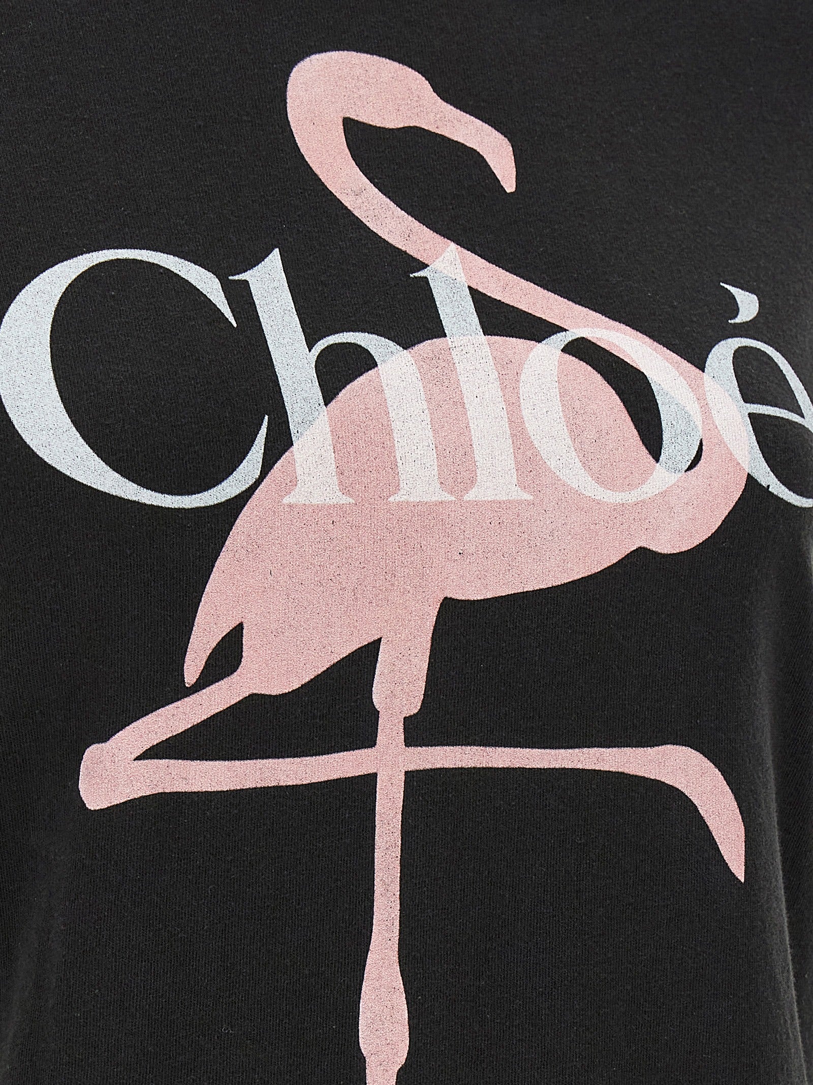 T-shirt Chloé en coton noir