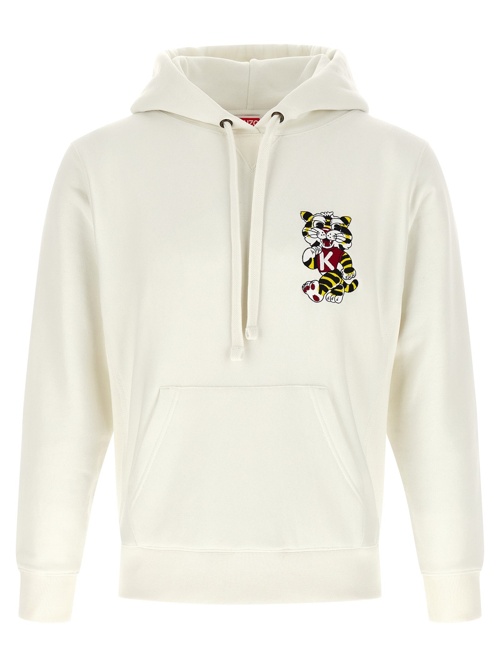 Sweat-shirt en coton blanc Kenzo