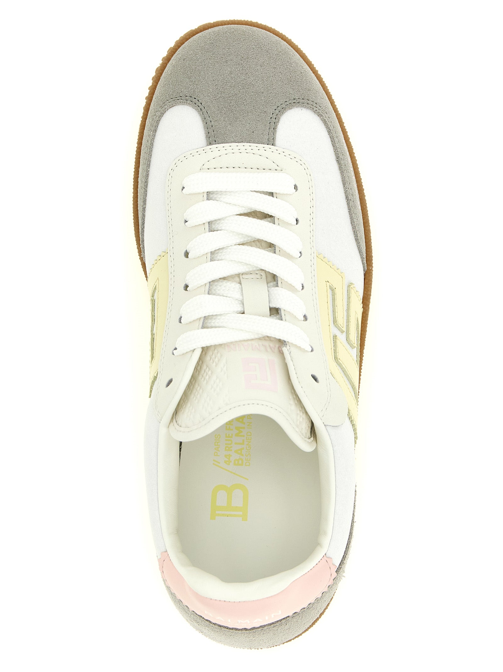 Baskets basses Balmain multicolores en polyamide