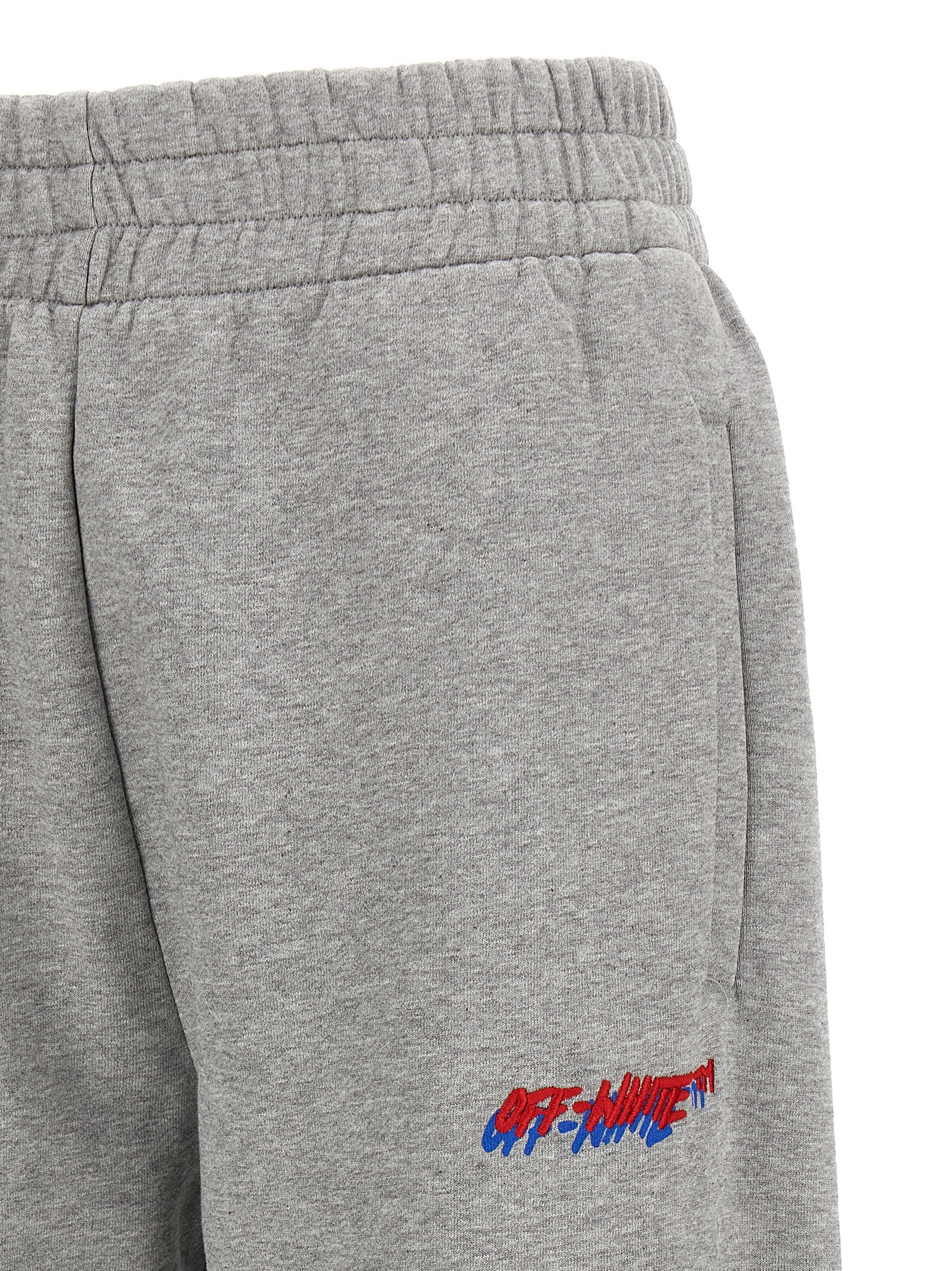 Jogging en coton gris Off-White