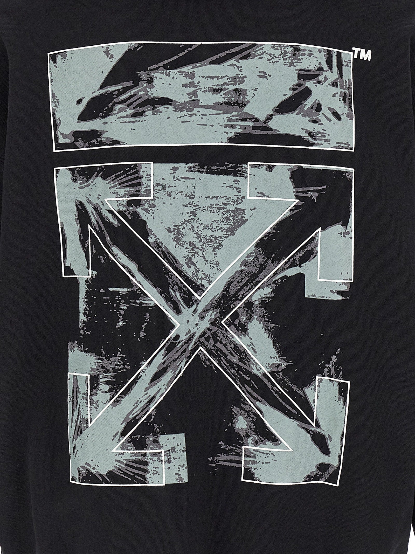 Sweat-shirt Off-White en coton noir