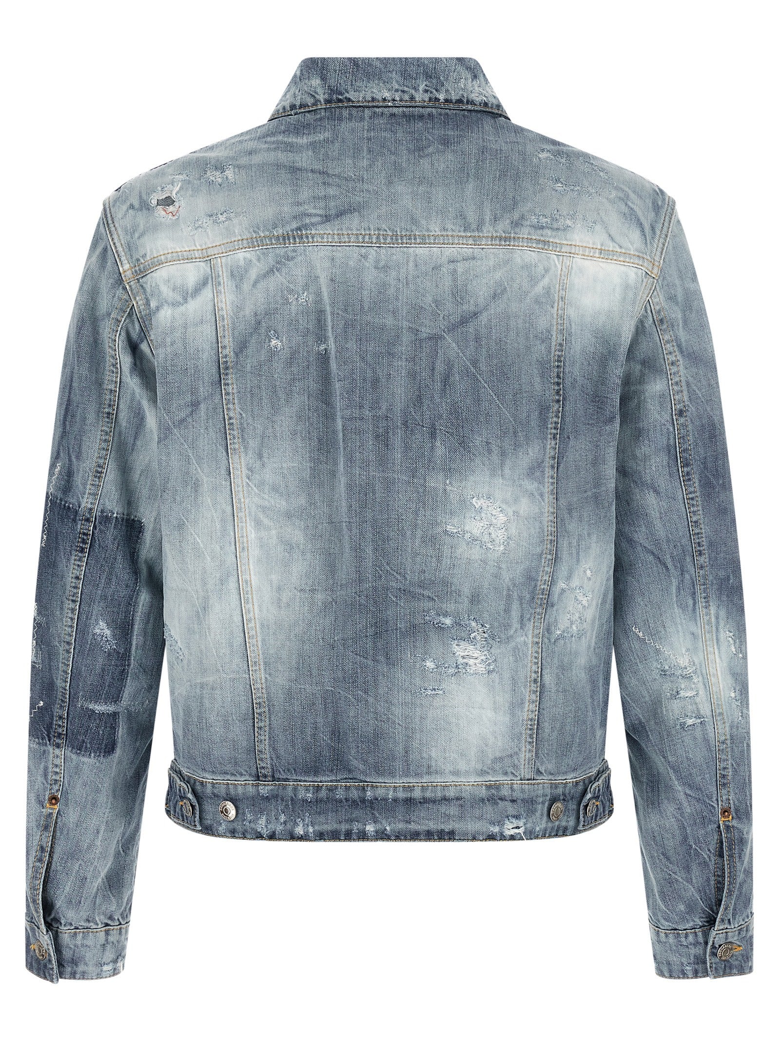 Veste en jean en coton bleu Dsquared²