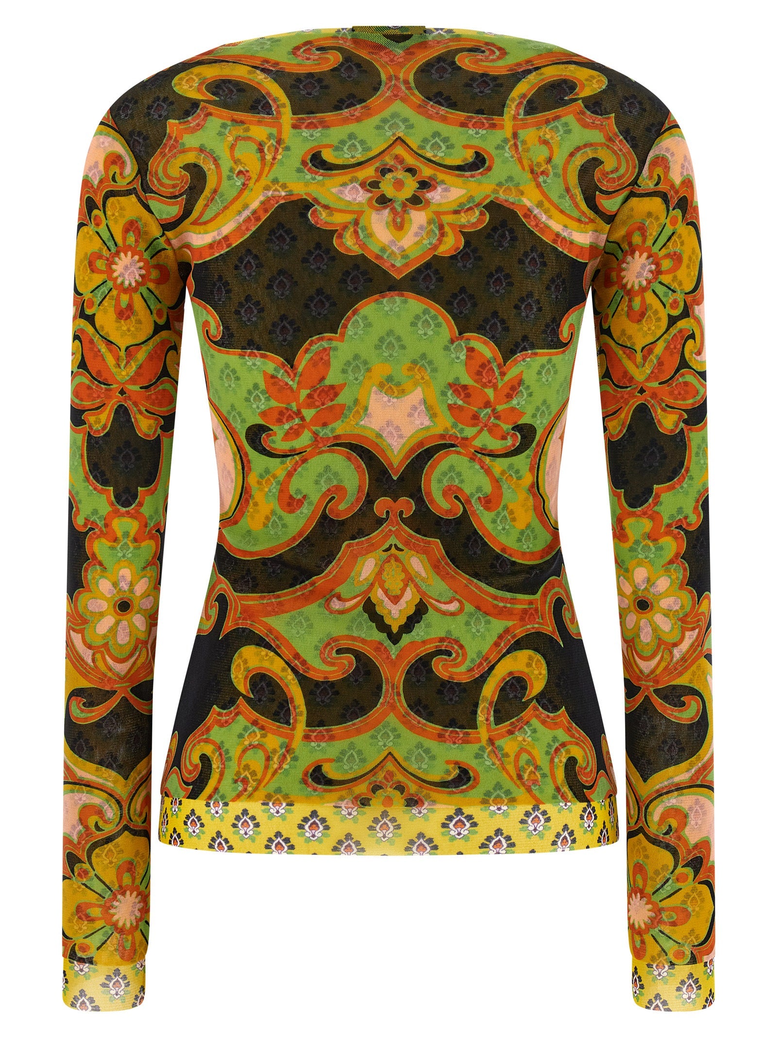 Multicolor Polyamide Cardigan