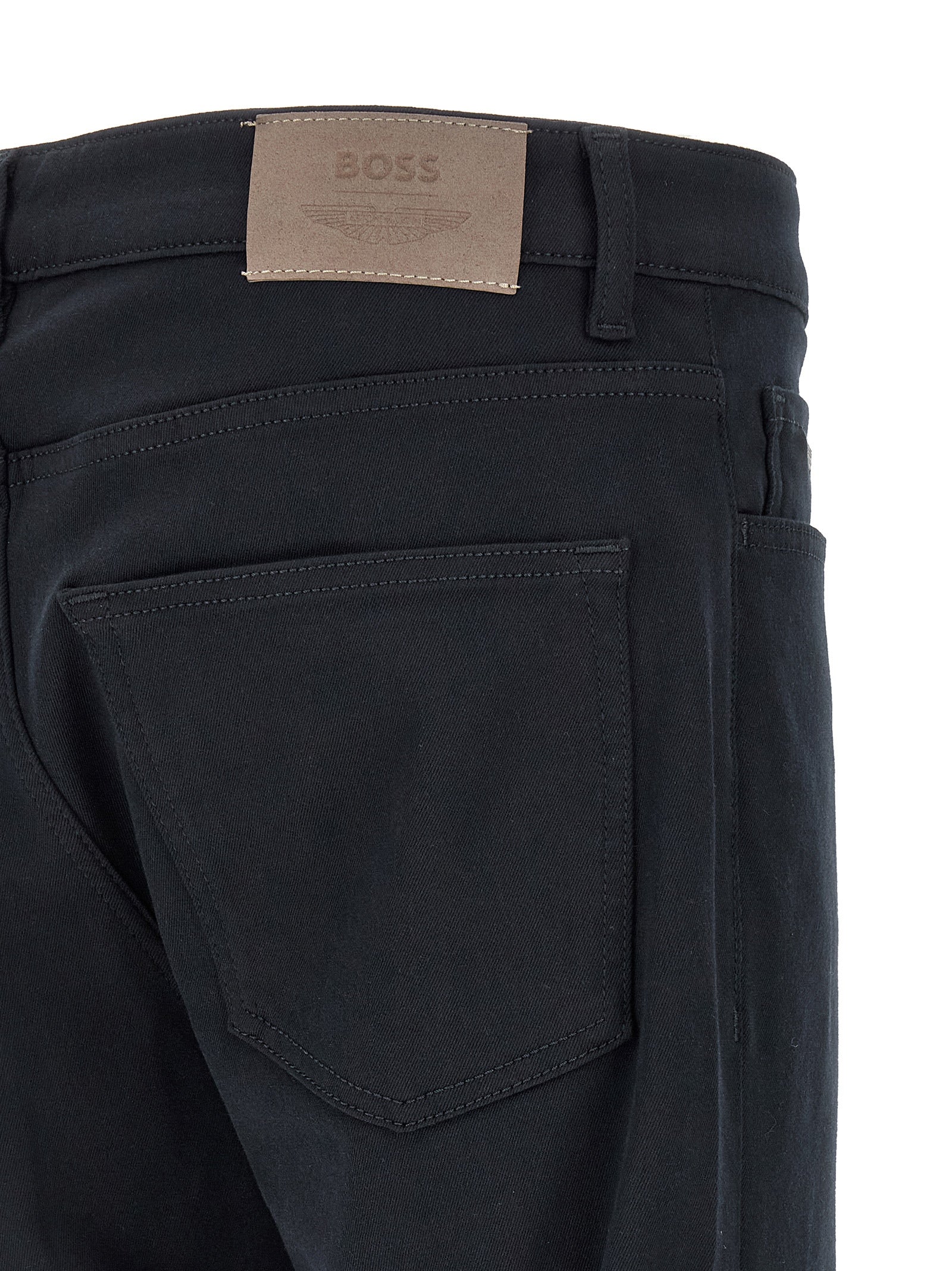 Hugo Boss Blue Straight-Leg Jeans