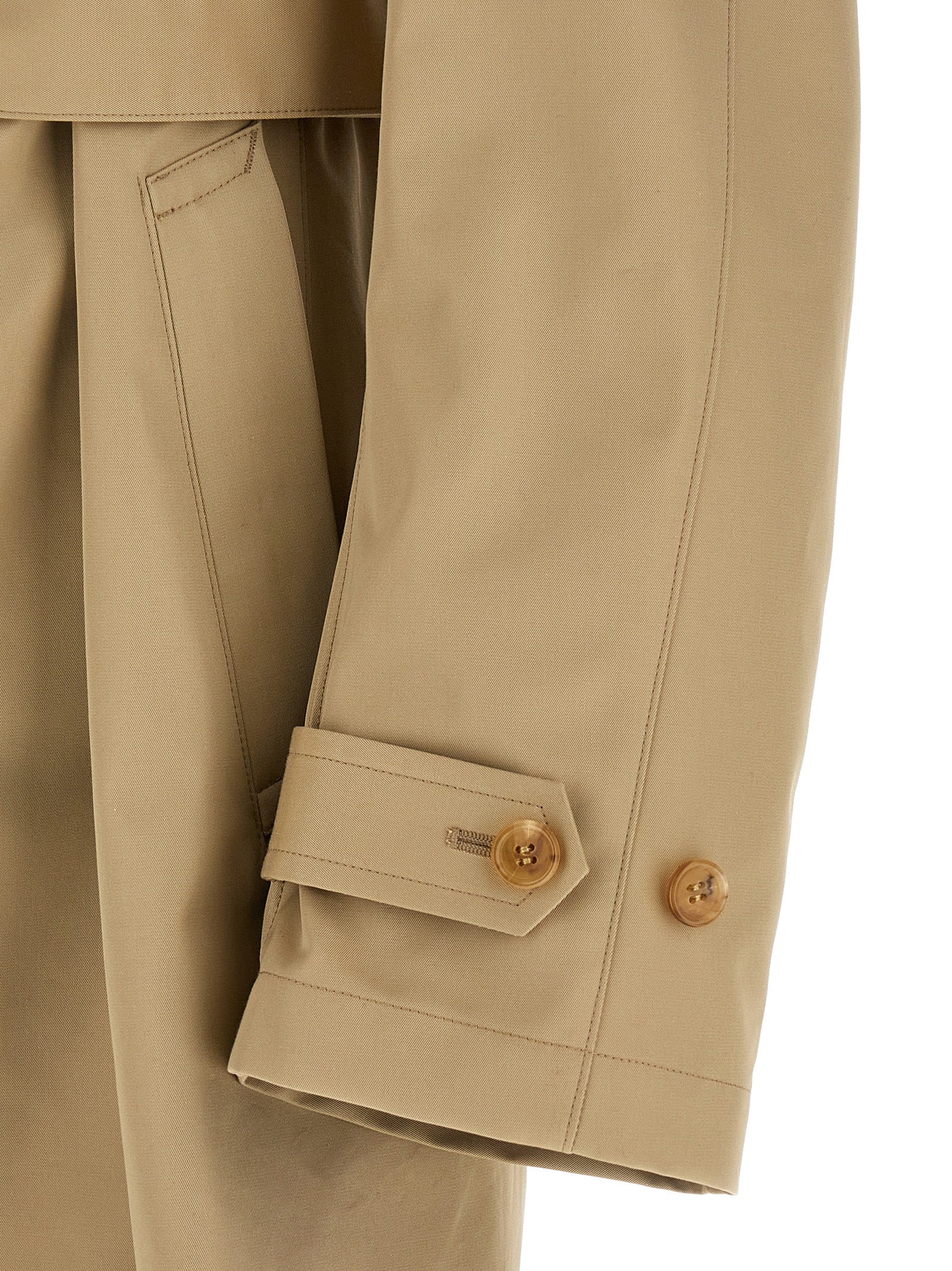 Manteau en coton beige Junya Watanabe