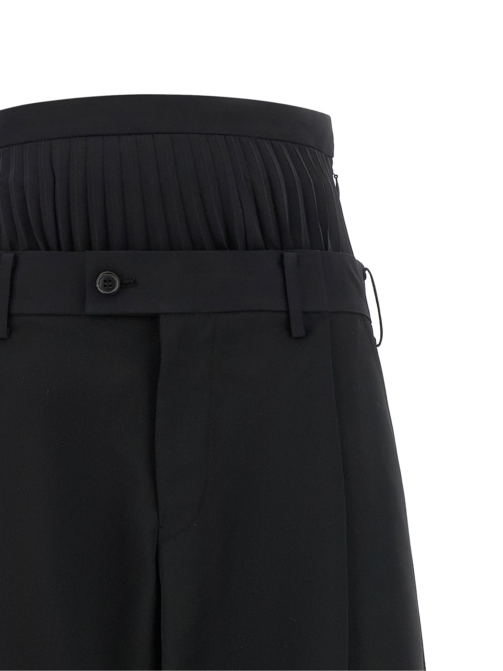 Pantalon en laine noire Junya Watanabe