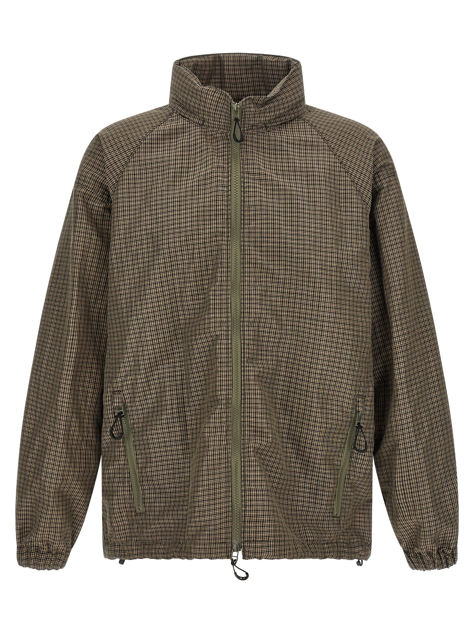 Bicolor Linen Shell Jacket