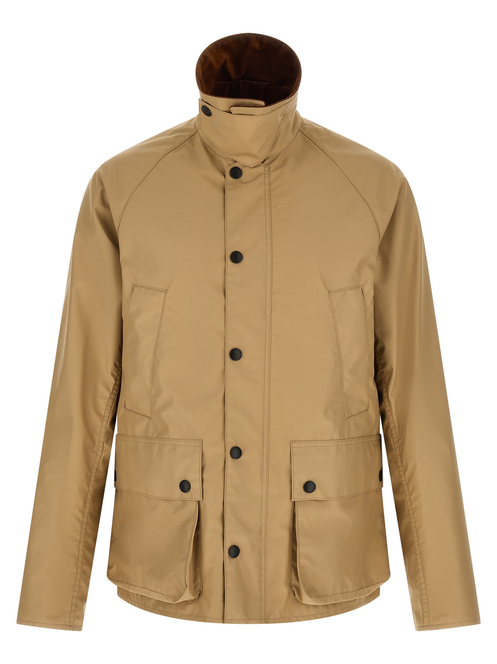 Beige Nylon Shell Jacket