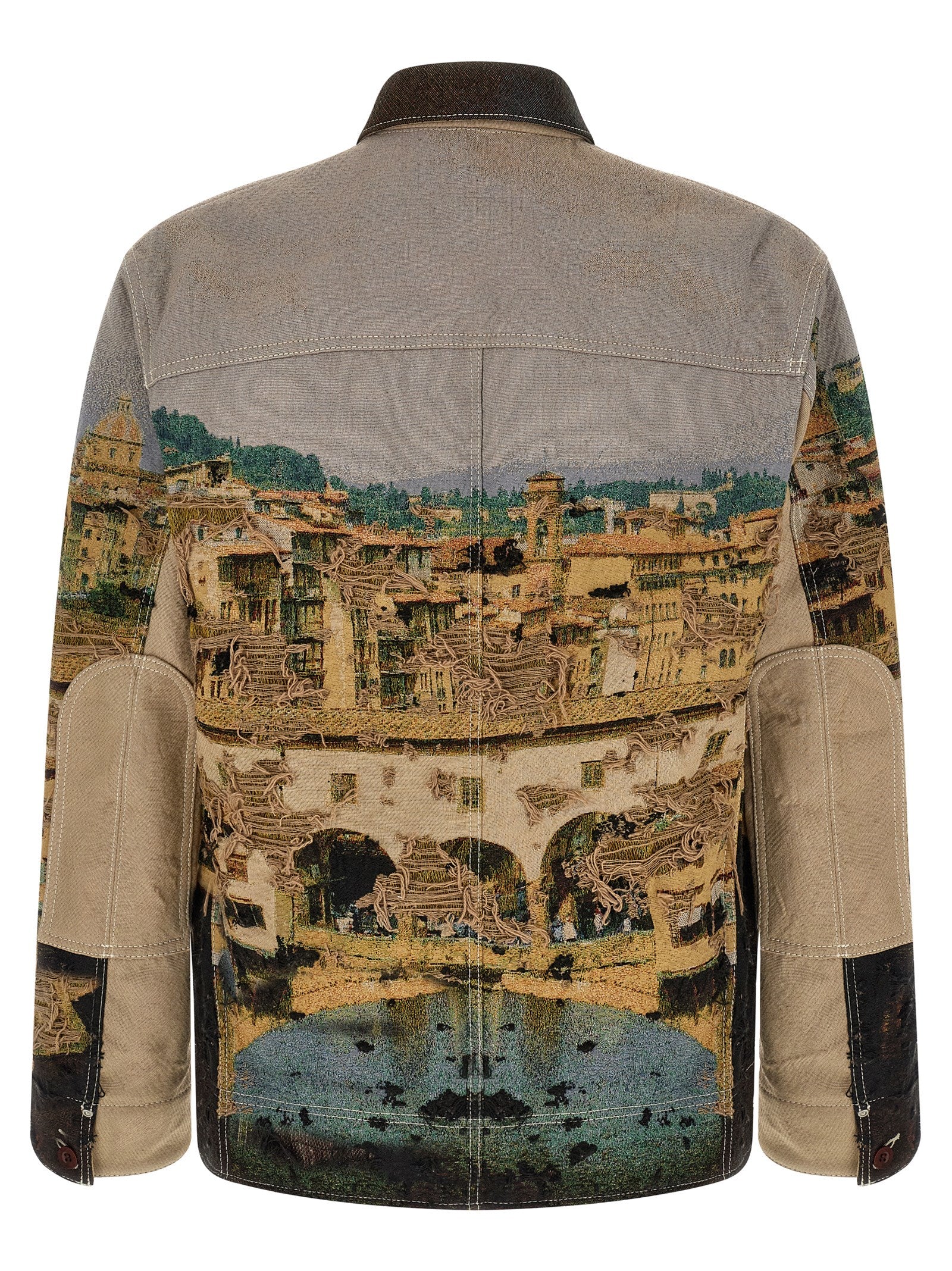 Multicolor Polyester Jacket