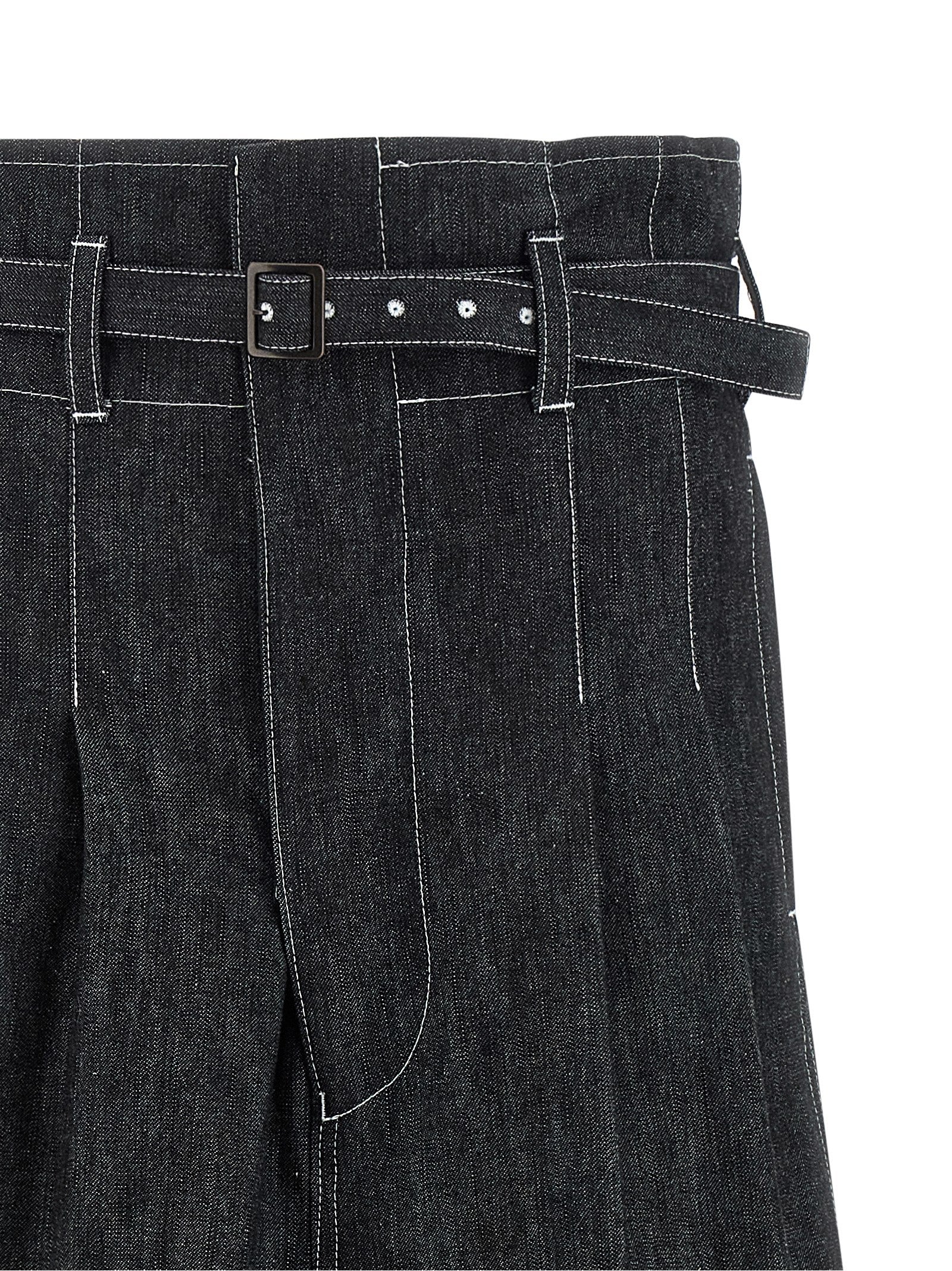 Shorts bermudas en coton noir Junya Watanabe