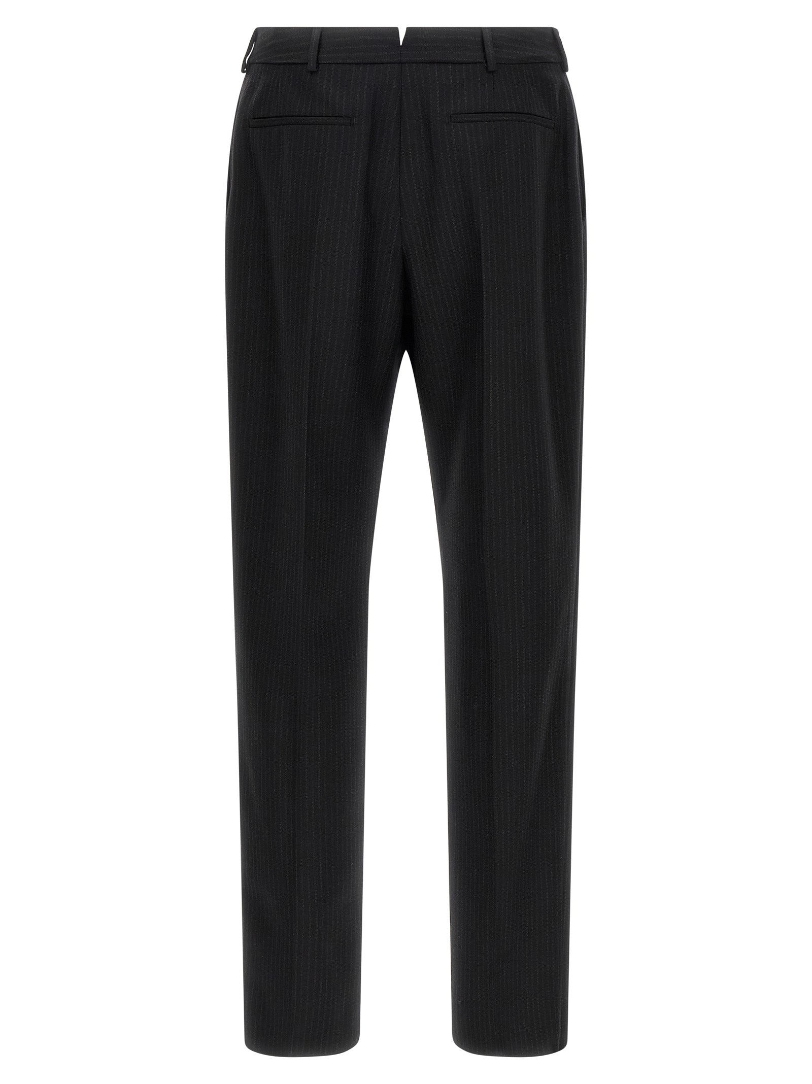 Pantalon de costume Saint Laurent noir en laine