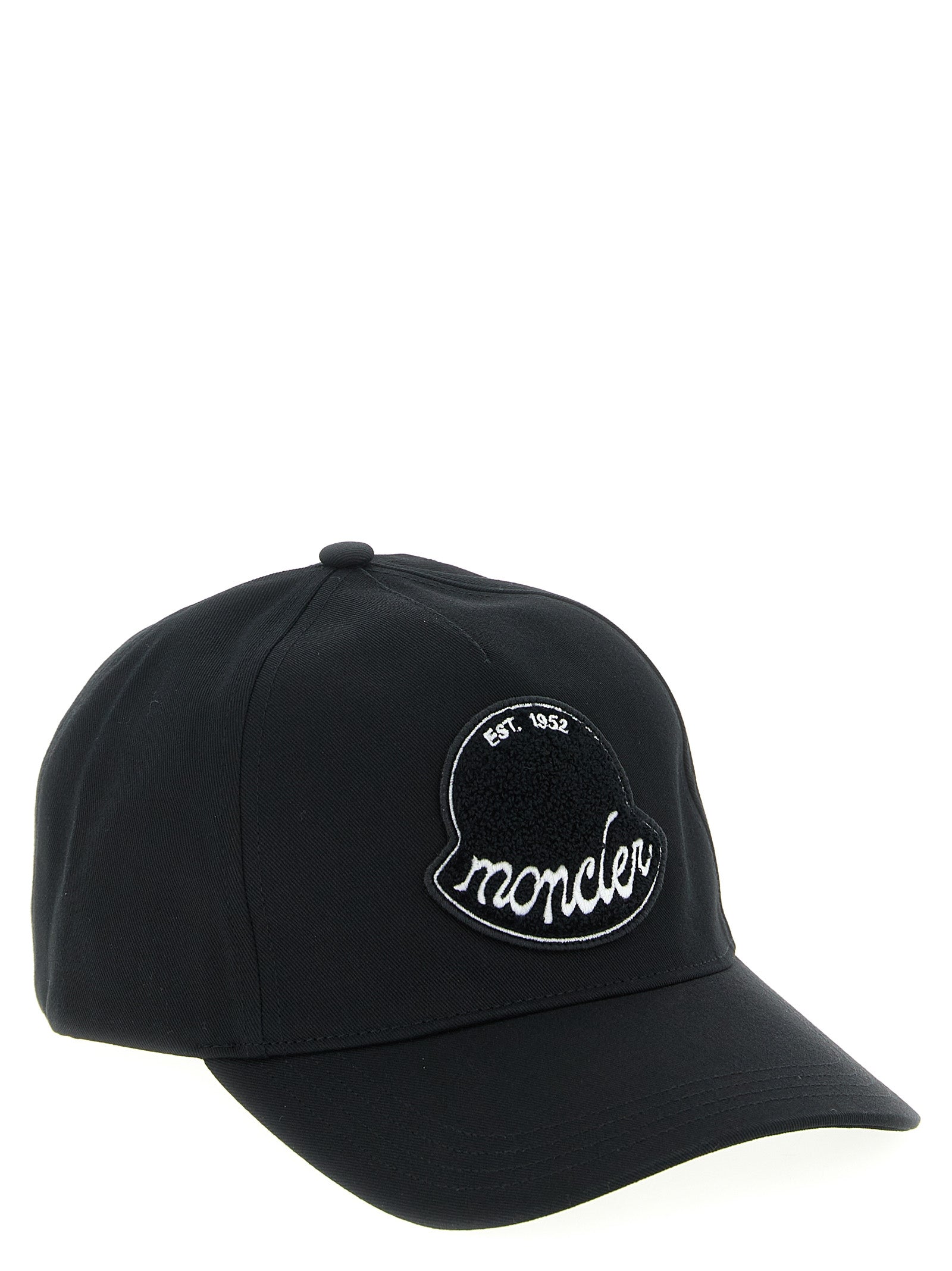 Casquette Moncler en coton noir