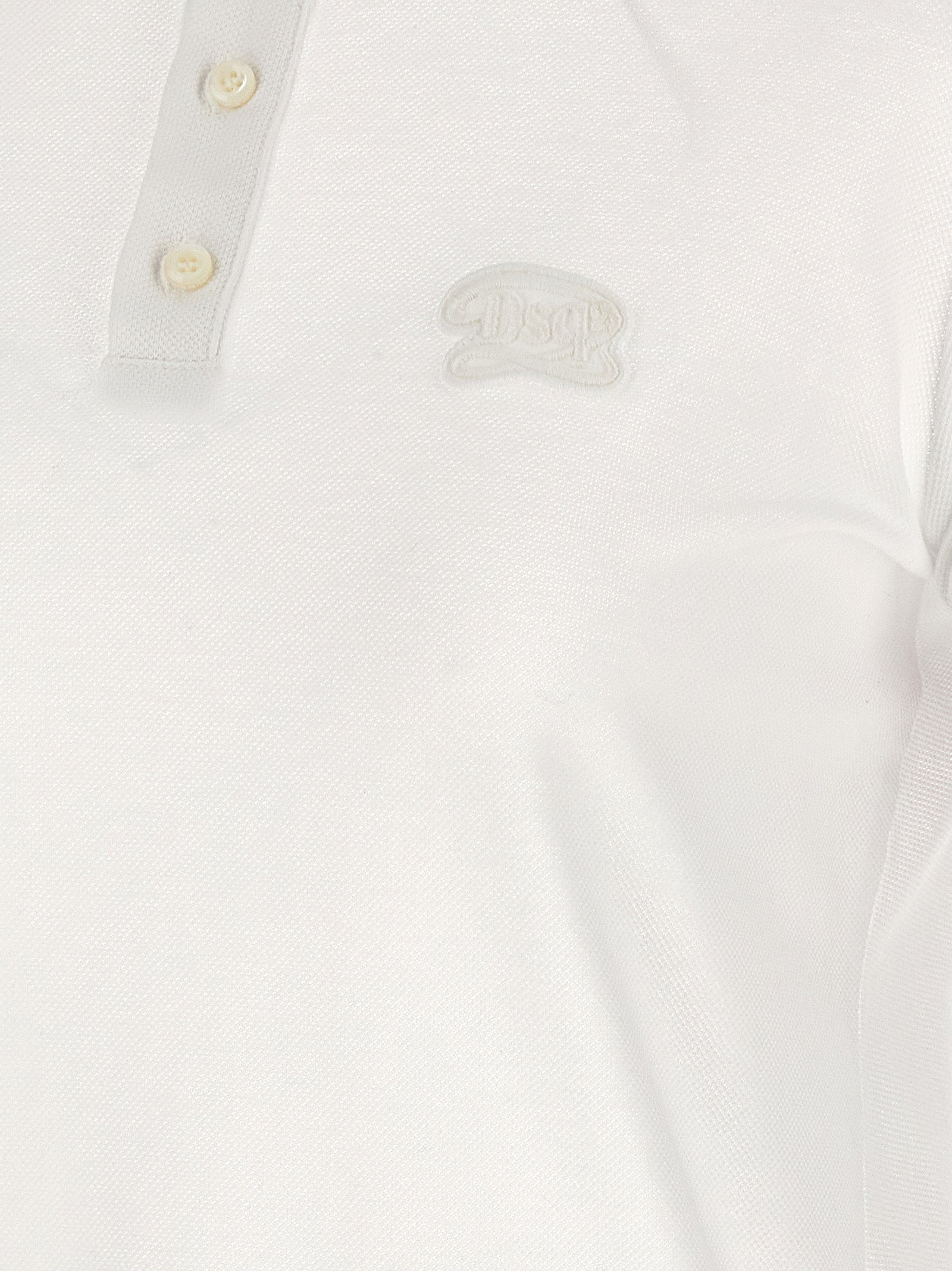 White Cotton Short Dress