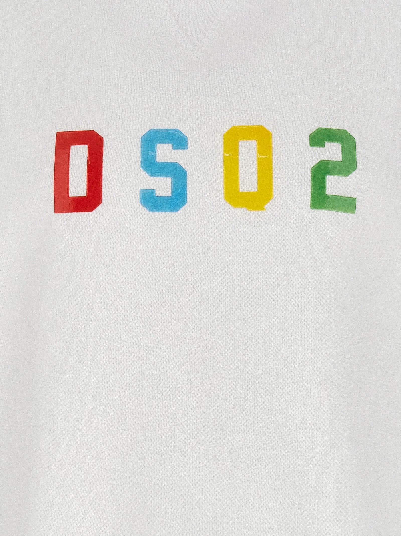 Dsquared² Sweatshirt aus weißer Baumwolle