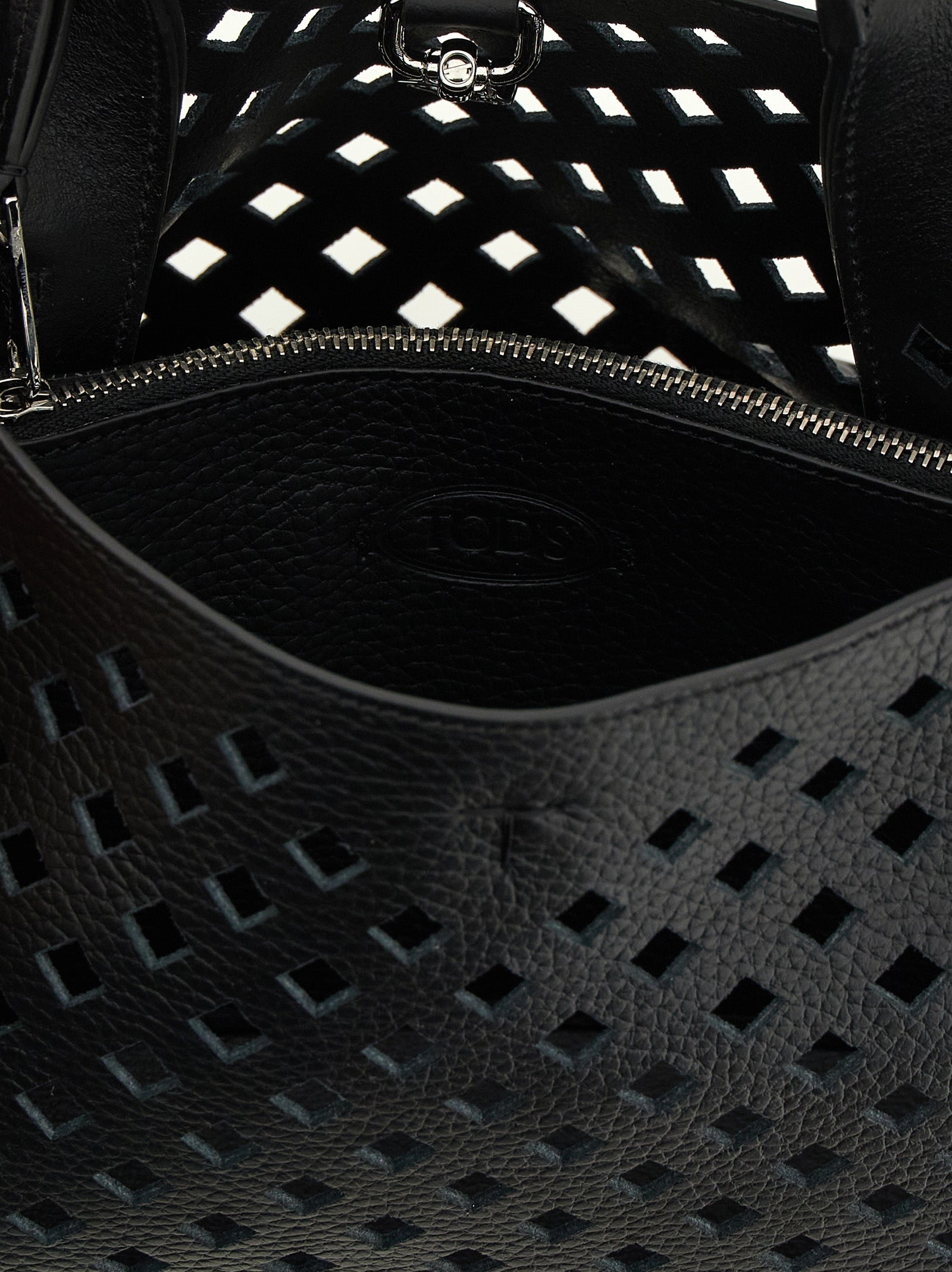 Tod's Black Calfskin Handbag
