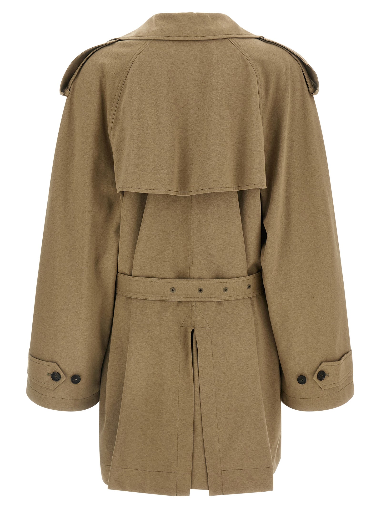 Manteau Balenciaga en coton beige