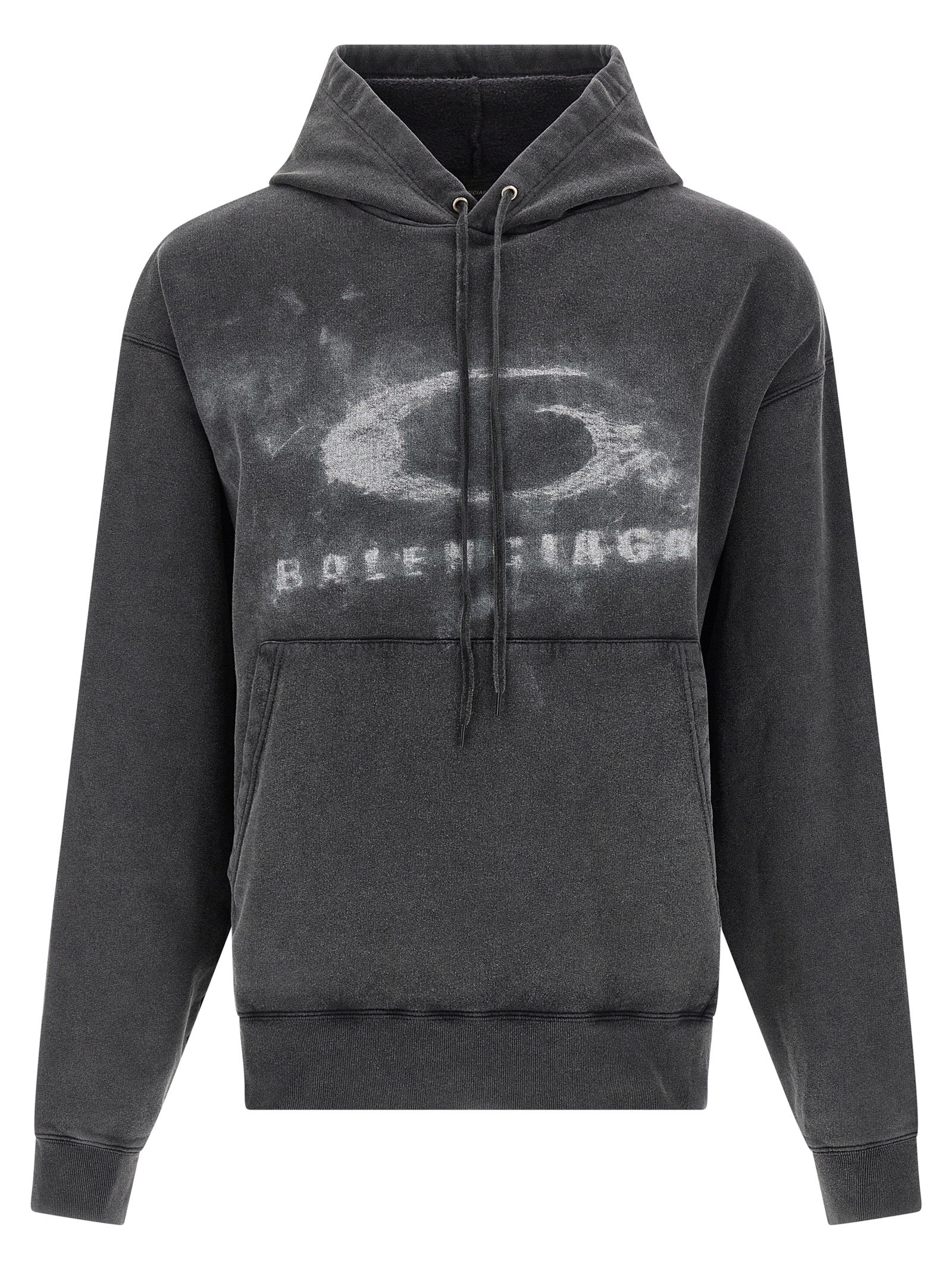 Sweat-shirt bicolore en coton Balenciaga