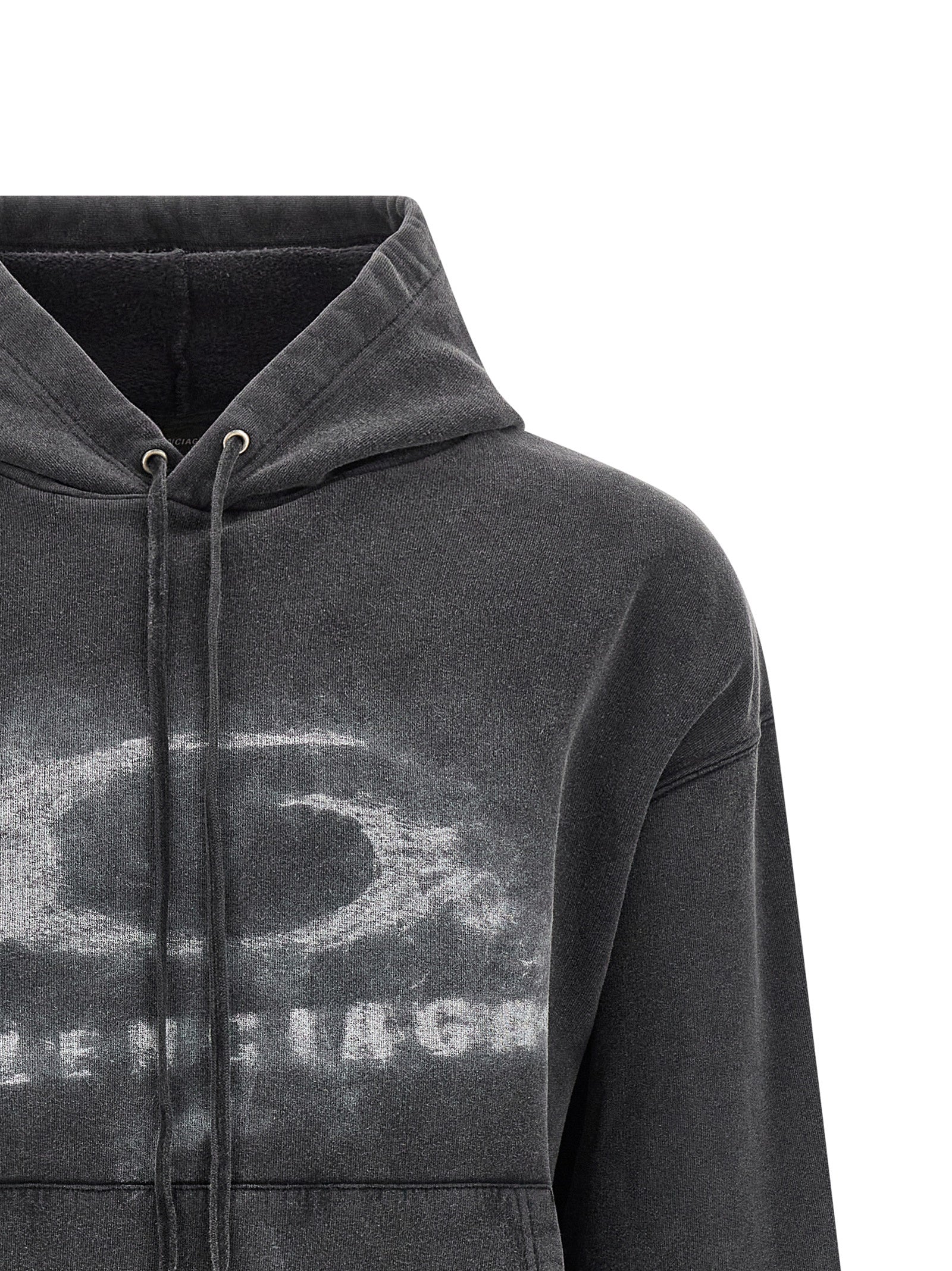 Sweat-shirt bicolore en coton Balenciaga