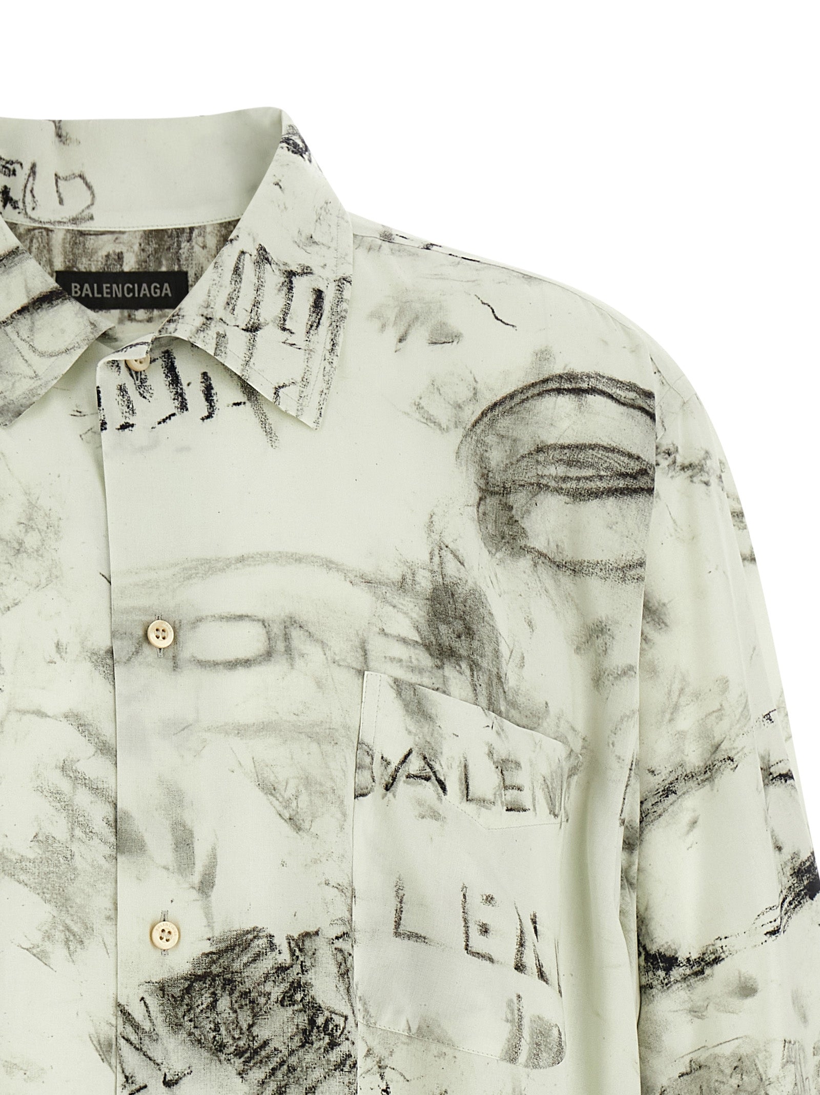 Balenciaga Gray Blouse