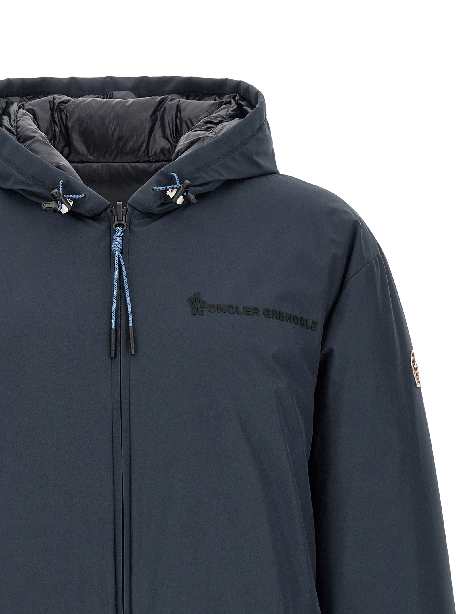 Veste Moncler Grenoble en polyamide bleu