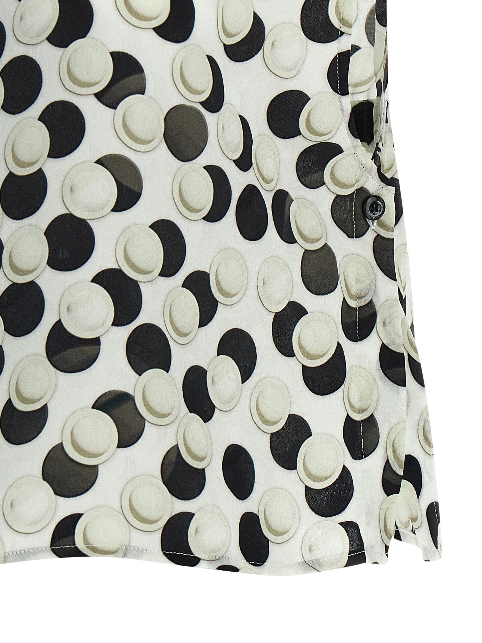 Chemise en soie à motif multicolore Fendi