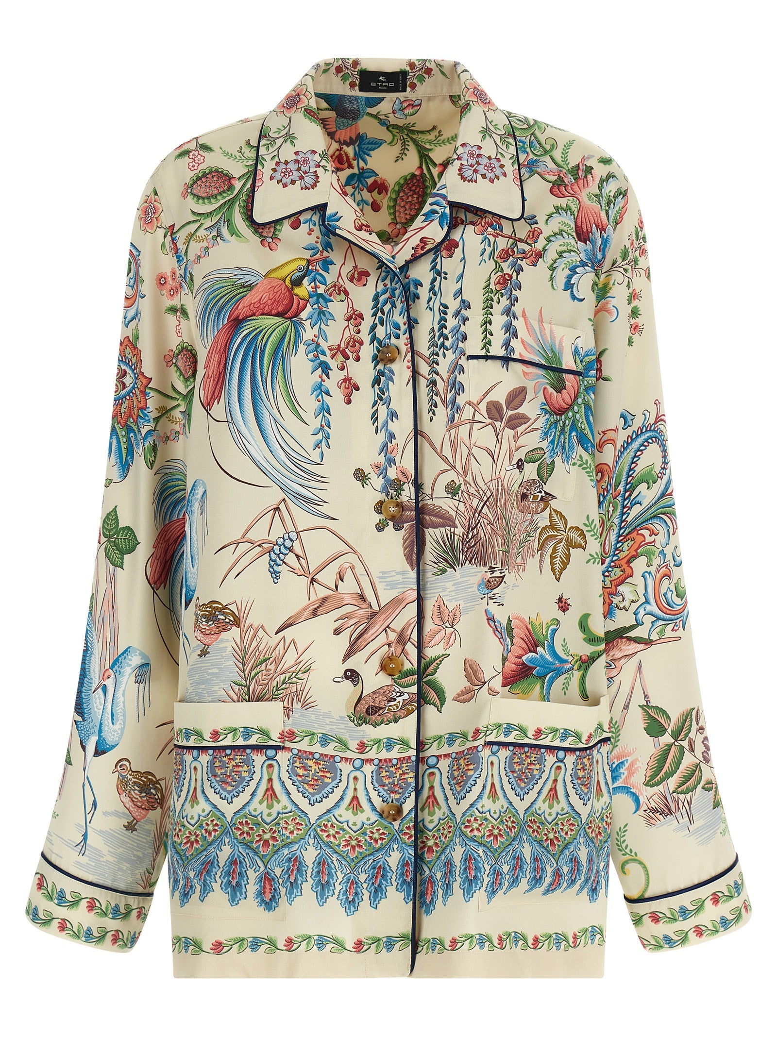 Multicolor Polyester Blouse
