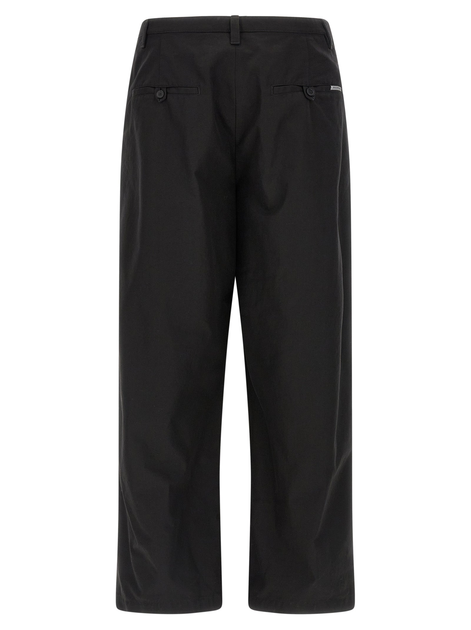 Balenciaga Schwarze Baumwoll-Chino-Hose