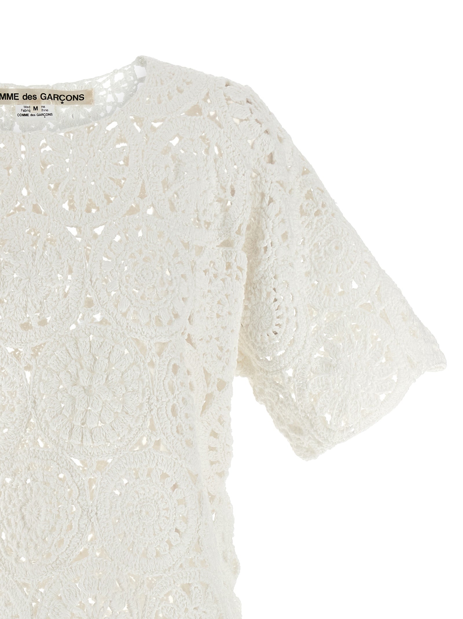 T-shirt en coton blanc Comme des Garçons