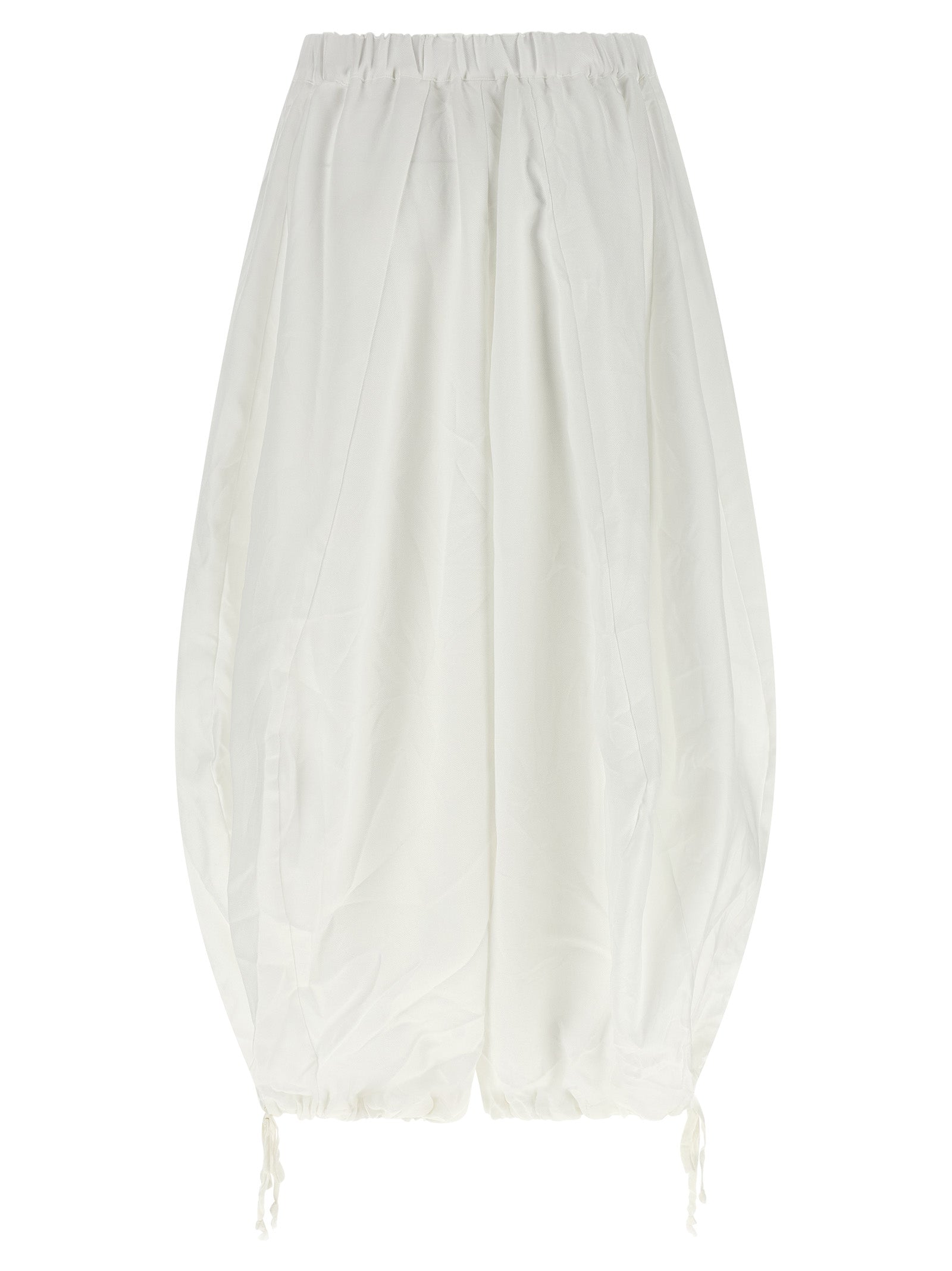Comme Des Garçons White Casual Pants