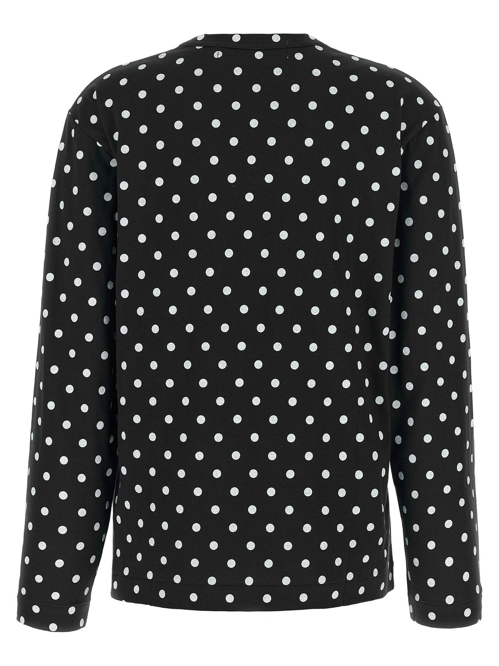 Black Cotton Long Sleeve T-Shirt