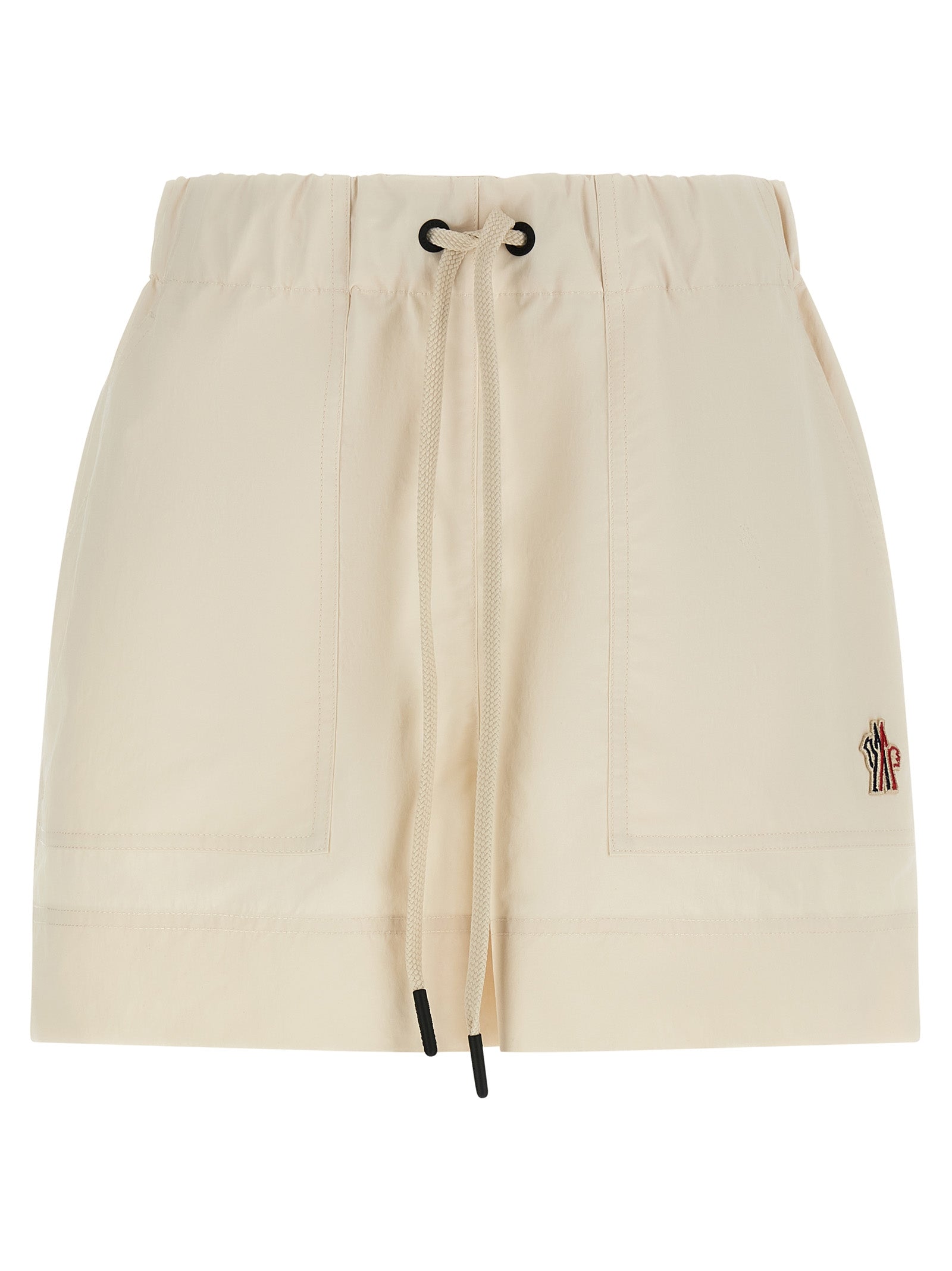 Moncler Grenoble White Bermuda Shorts