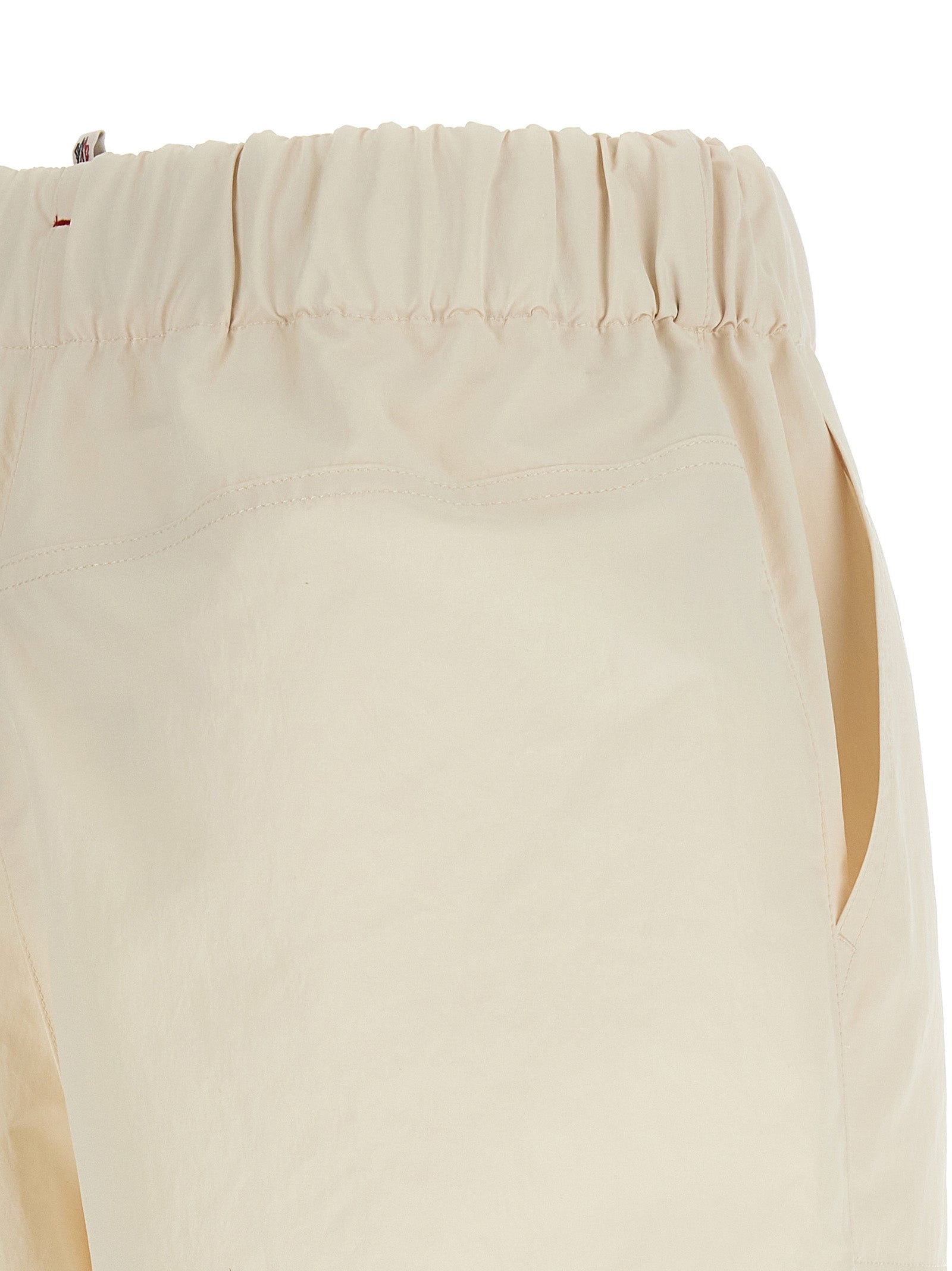 Moncler Grenoble White Bermuda Shorts