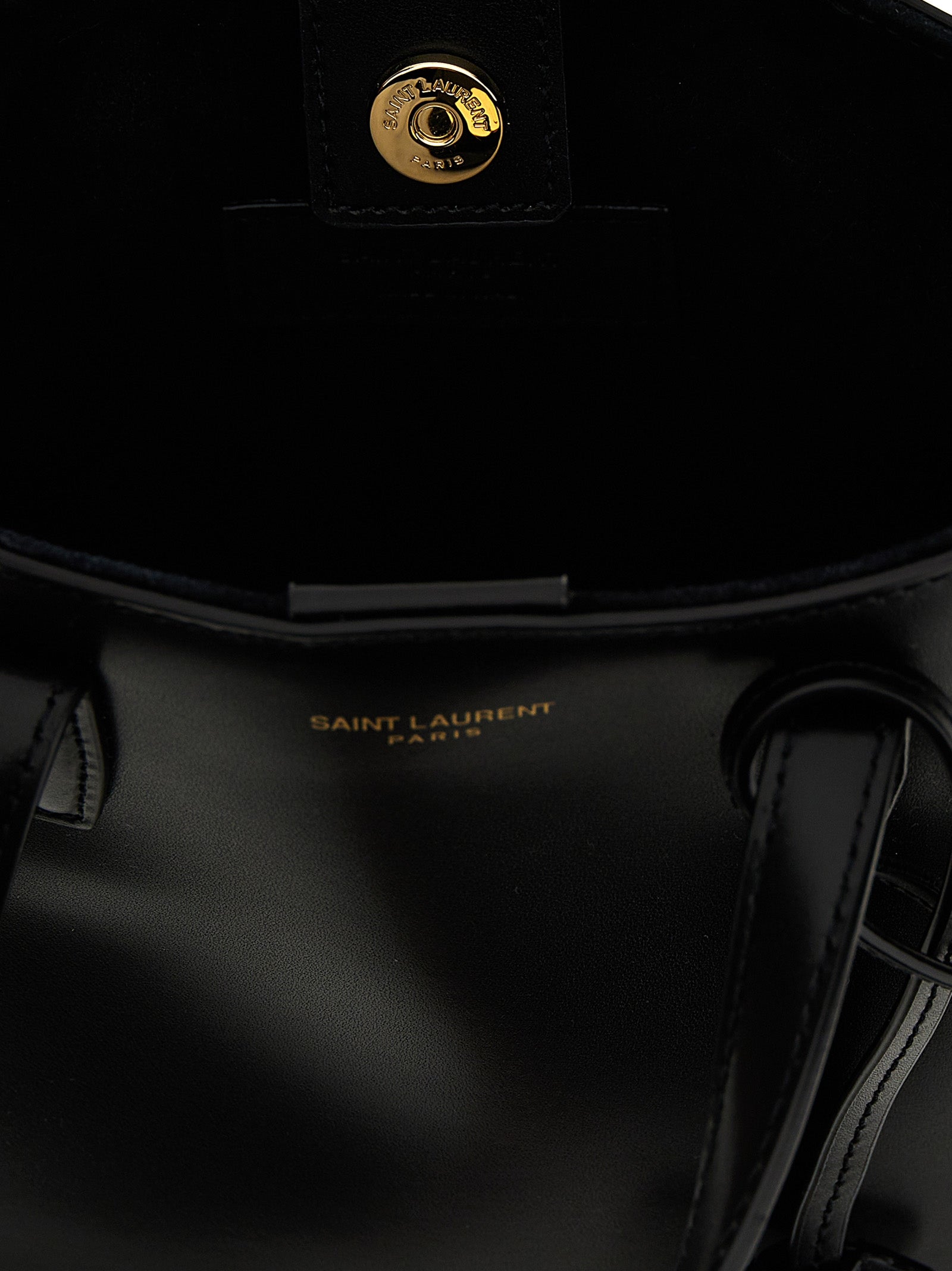 Saint Laurent Black Calfskin Tote Bag