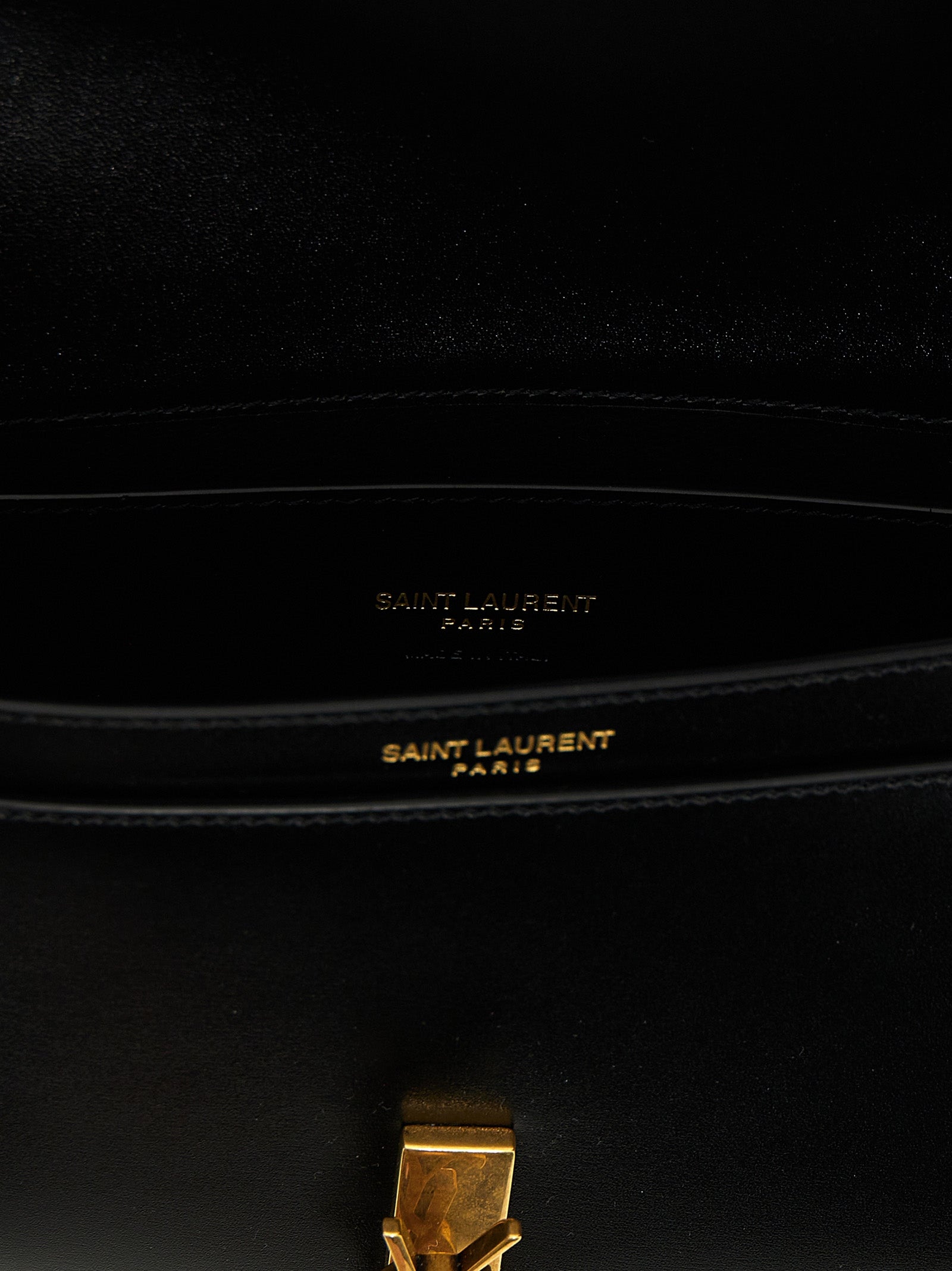Saint Laurent Black Voltaire Mini Shoulder Bag Calf Leather