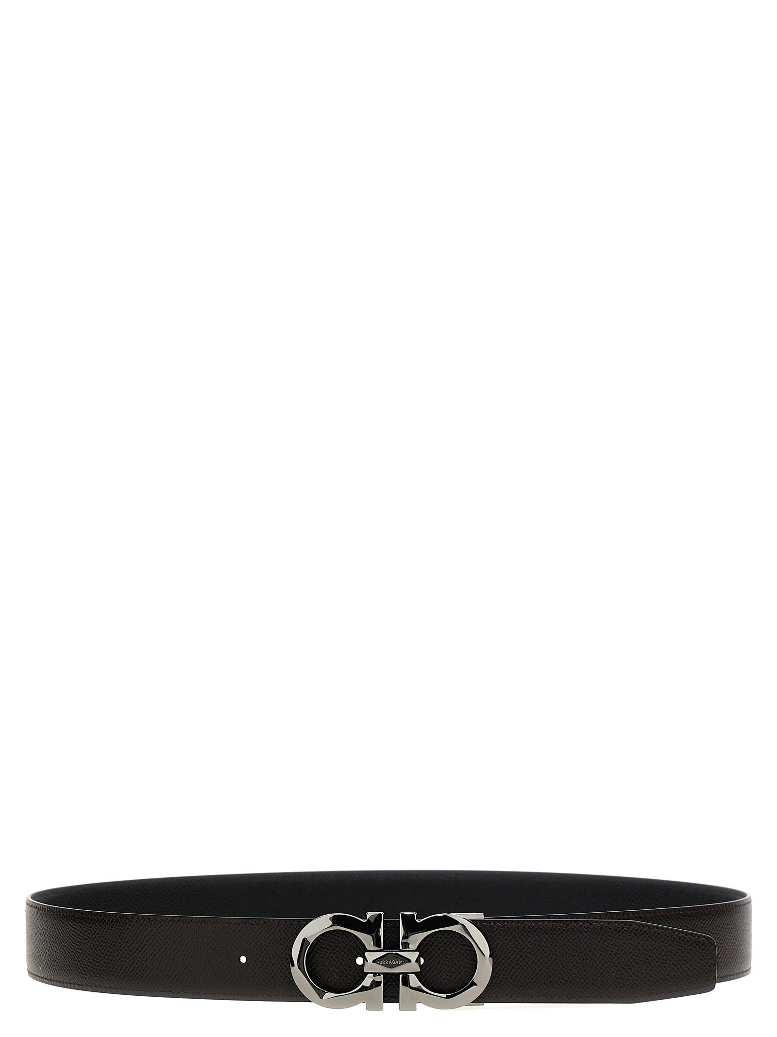 Ferragamo Multicolor Leather Reversible Belt