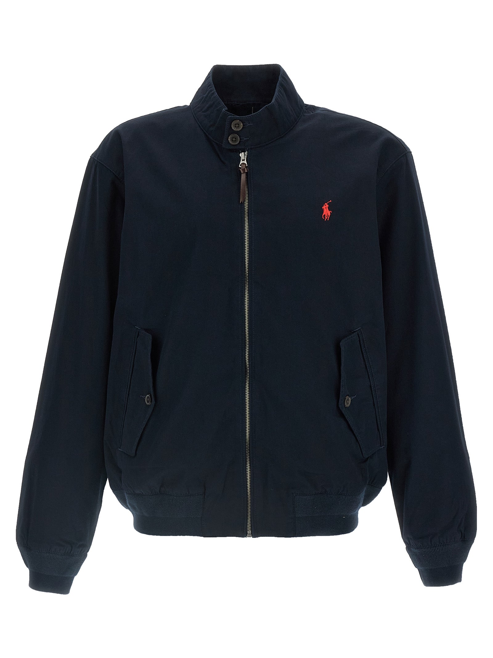 Blouson aviateur en coton bleu Polo Ralph Lauren