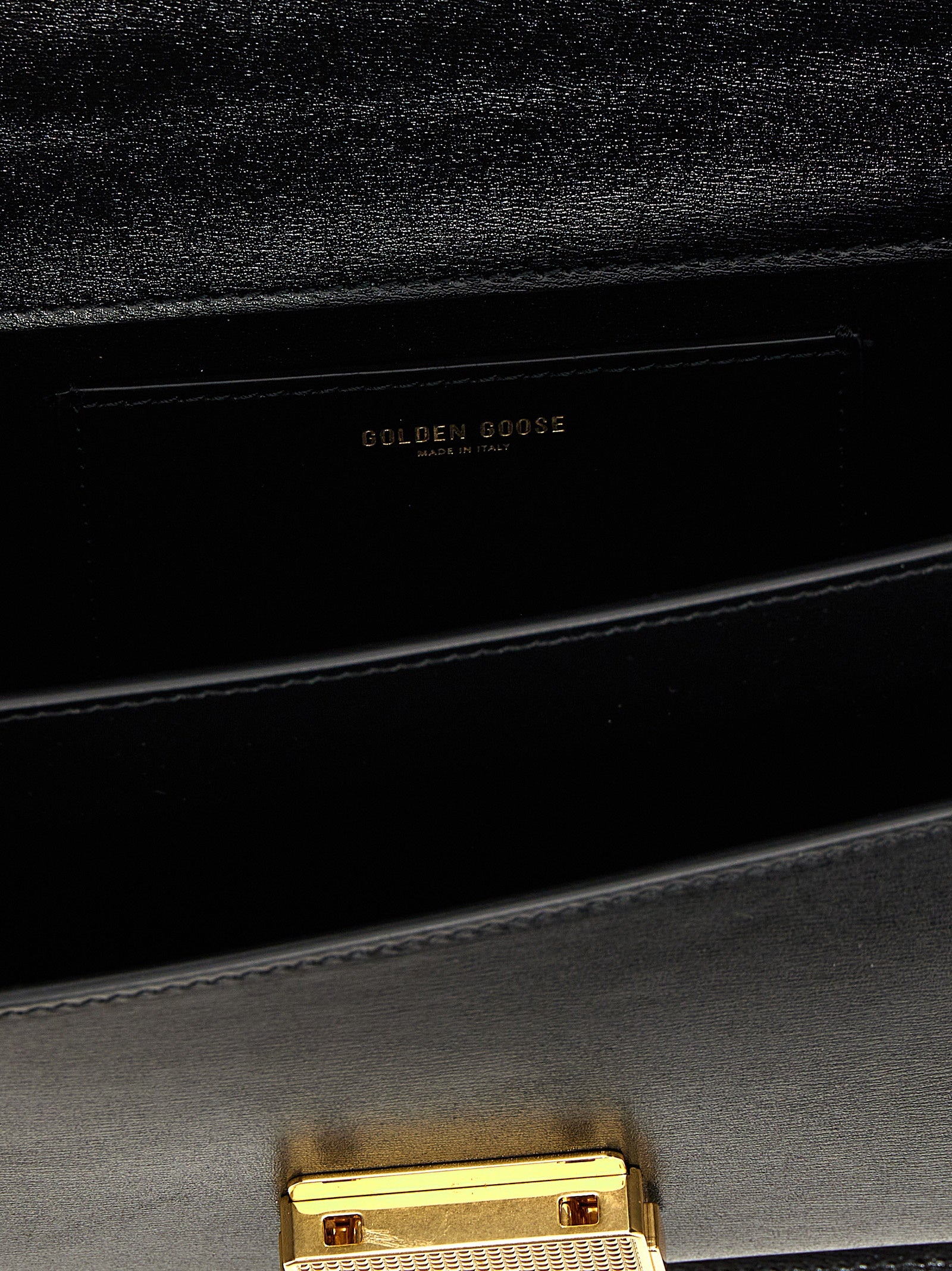 Golden Goose Black Venezia Handbag Leather