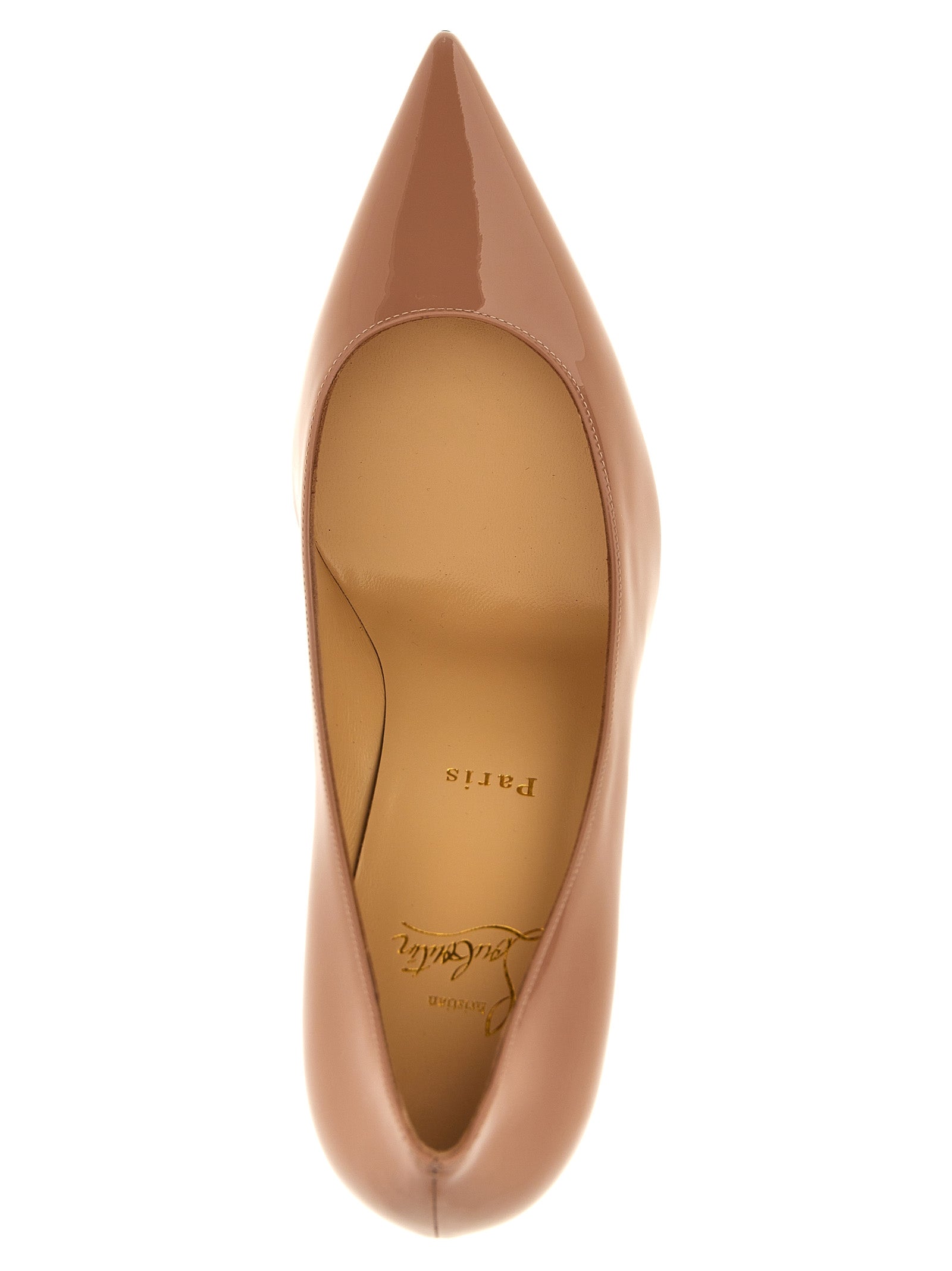 Christian Louboutin Beige Kate Pumps Calf Leather