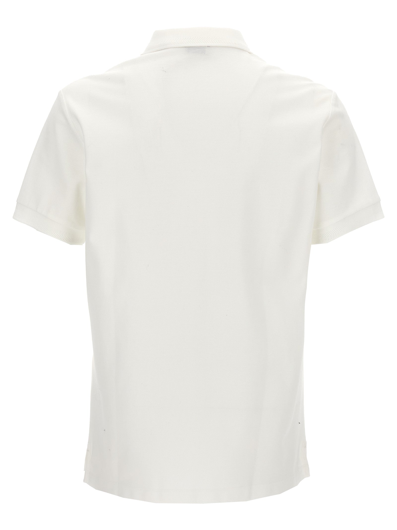 Burberry Poloshirt aus weißer Baumwolle