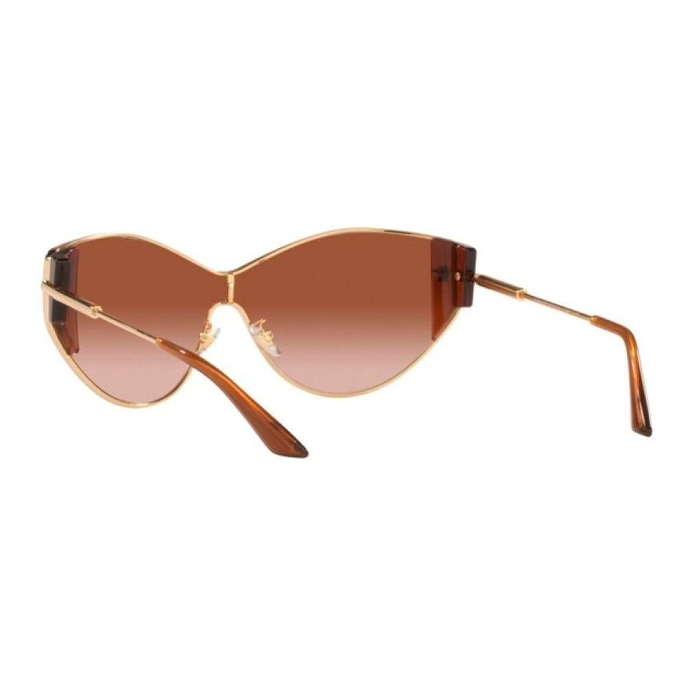 Golden Metal Sunglasses with Brown Lenses by Versace