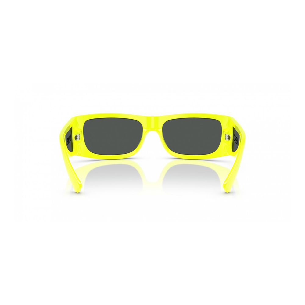 Yellow Synthetic Bicolor Sunglasses by Versace