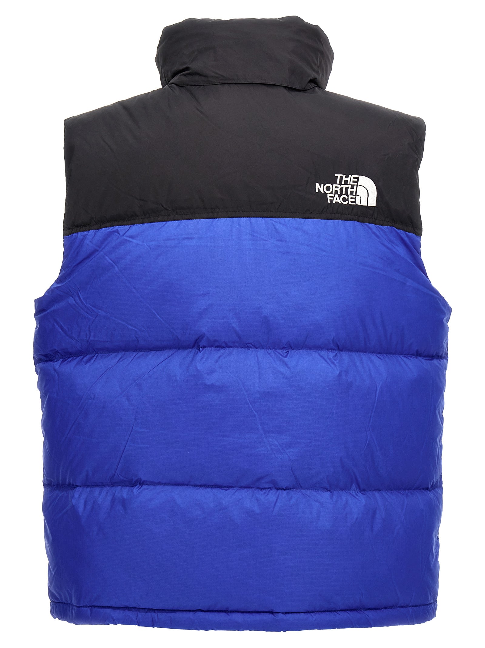 The North Face Blue Nylon Sleevelesss Jacket