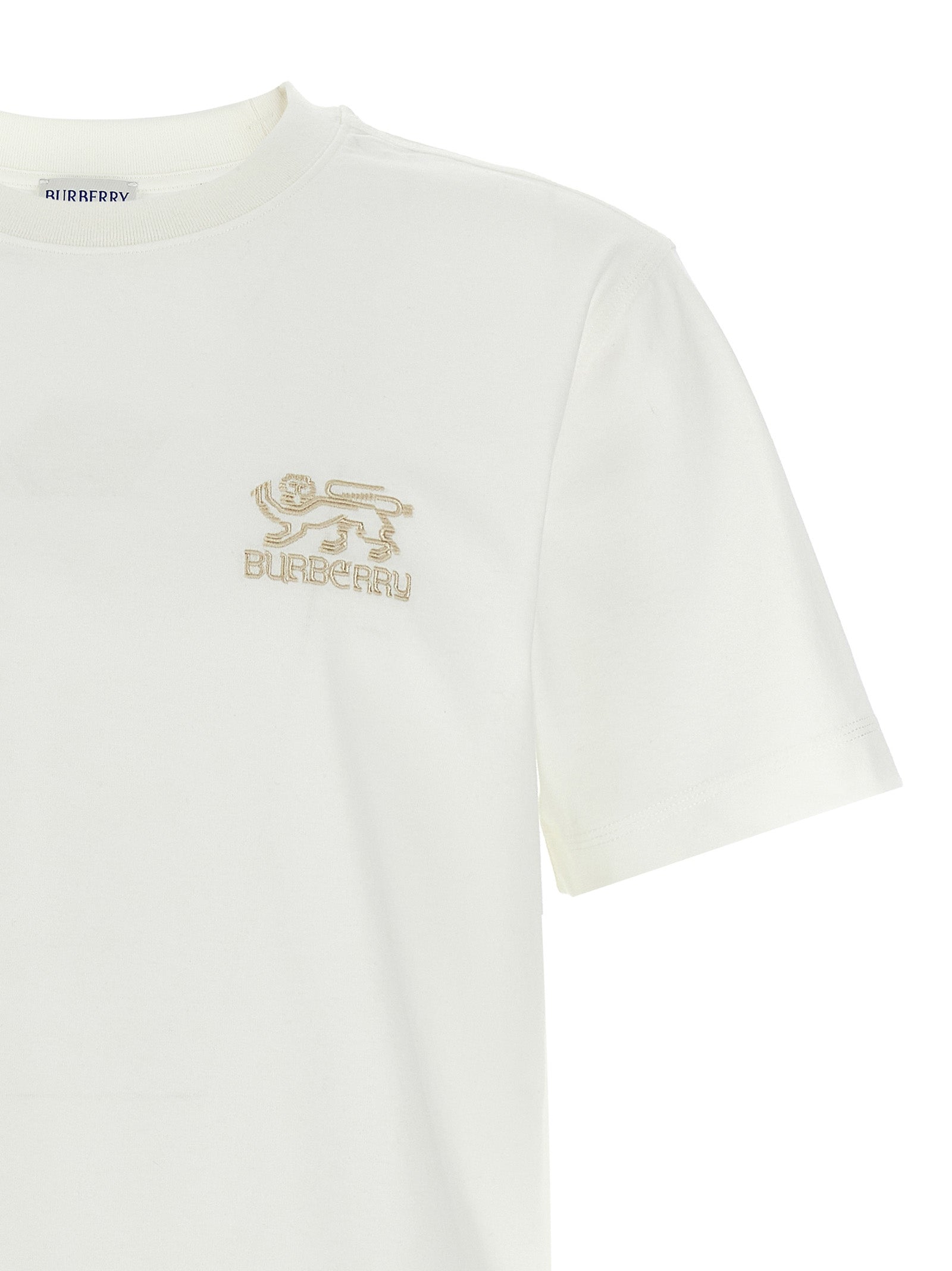 T-shirt en coton blanc Burberry