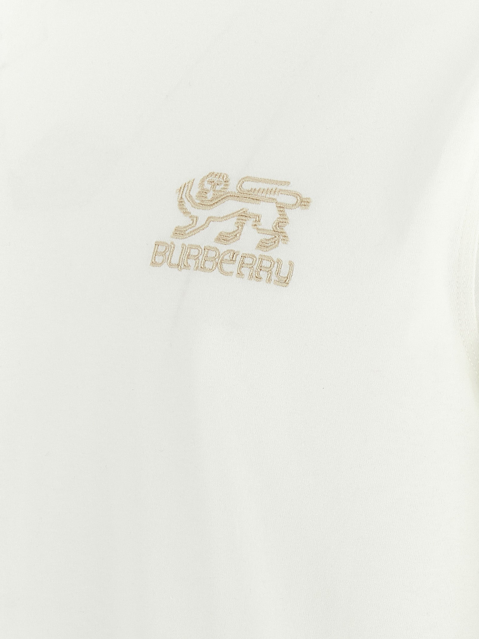 T-shirt en coton blanc Burberry