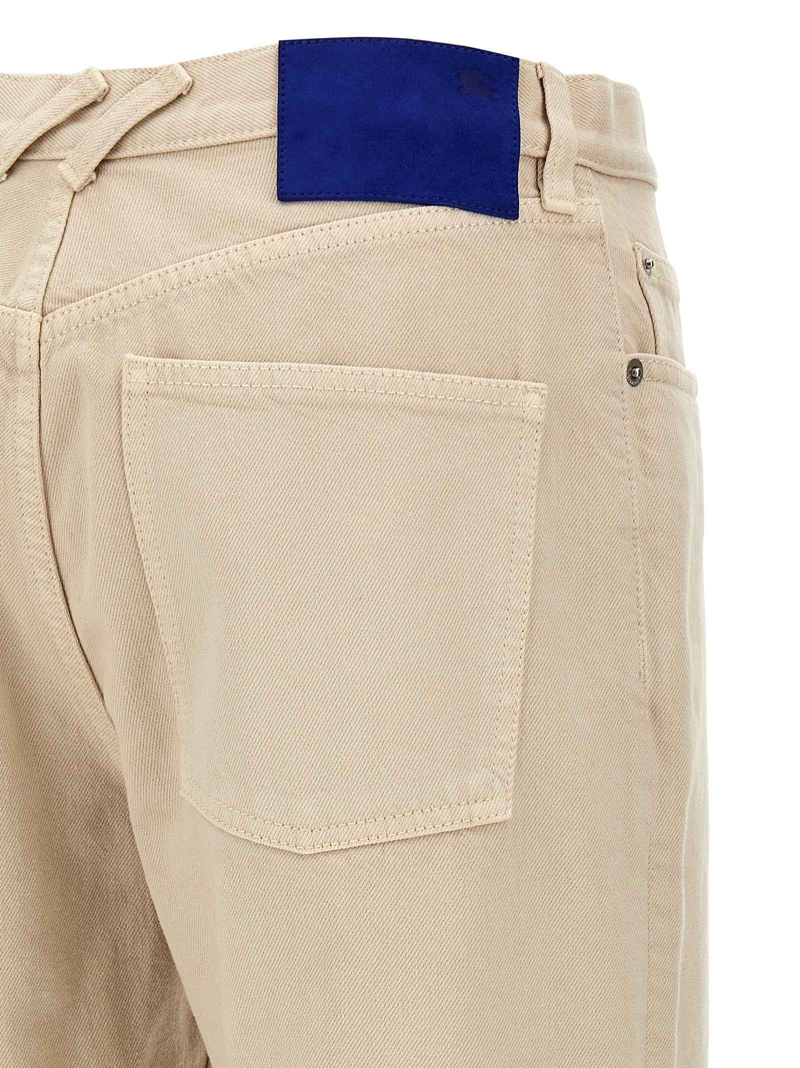 Burberry Beige Freizeithose aus Baumwolle
